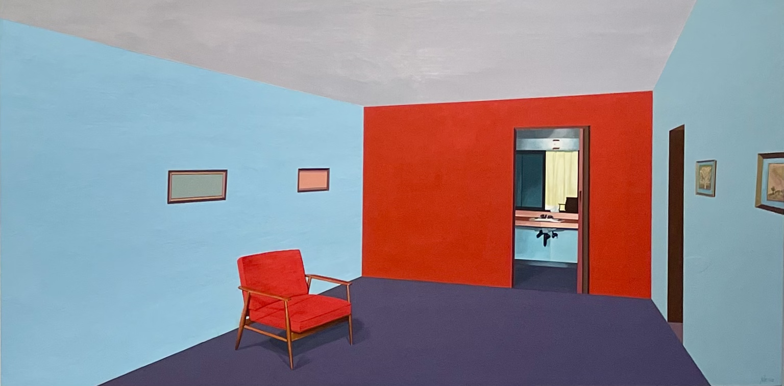 Intersection | 30 x 60 inches | Acrylic on wood panel | AVAILABLE