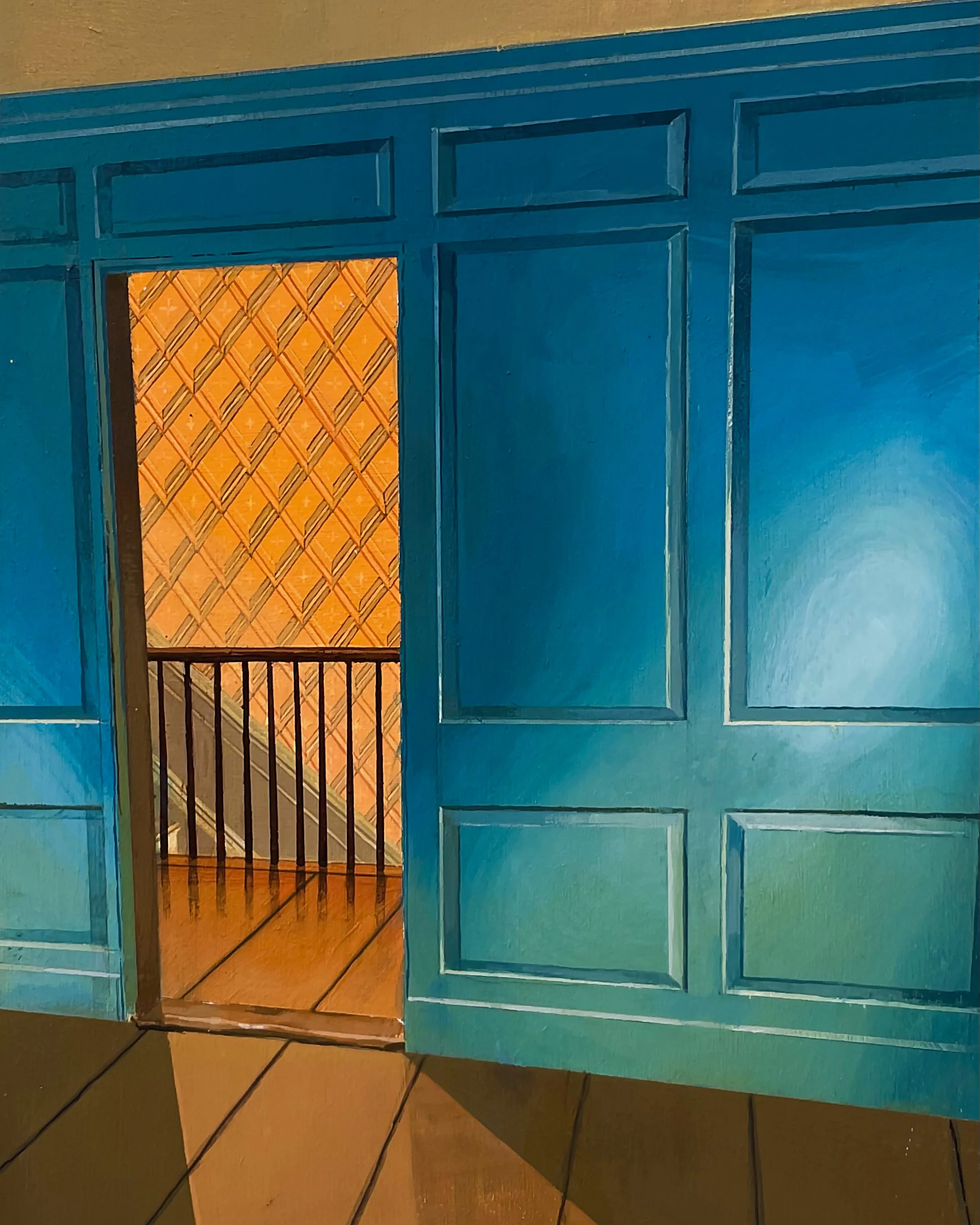 Shelbourne | 12 x 9 inches | Acrylic on wood panel | SOLD
