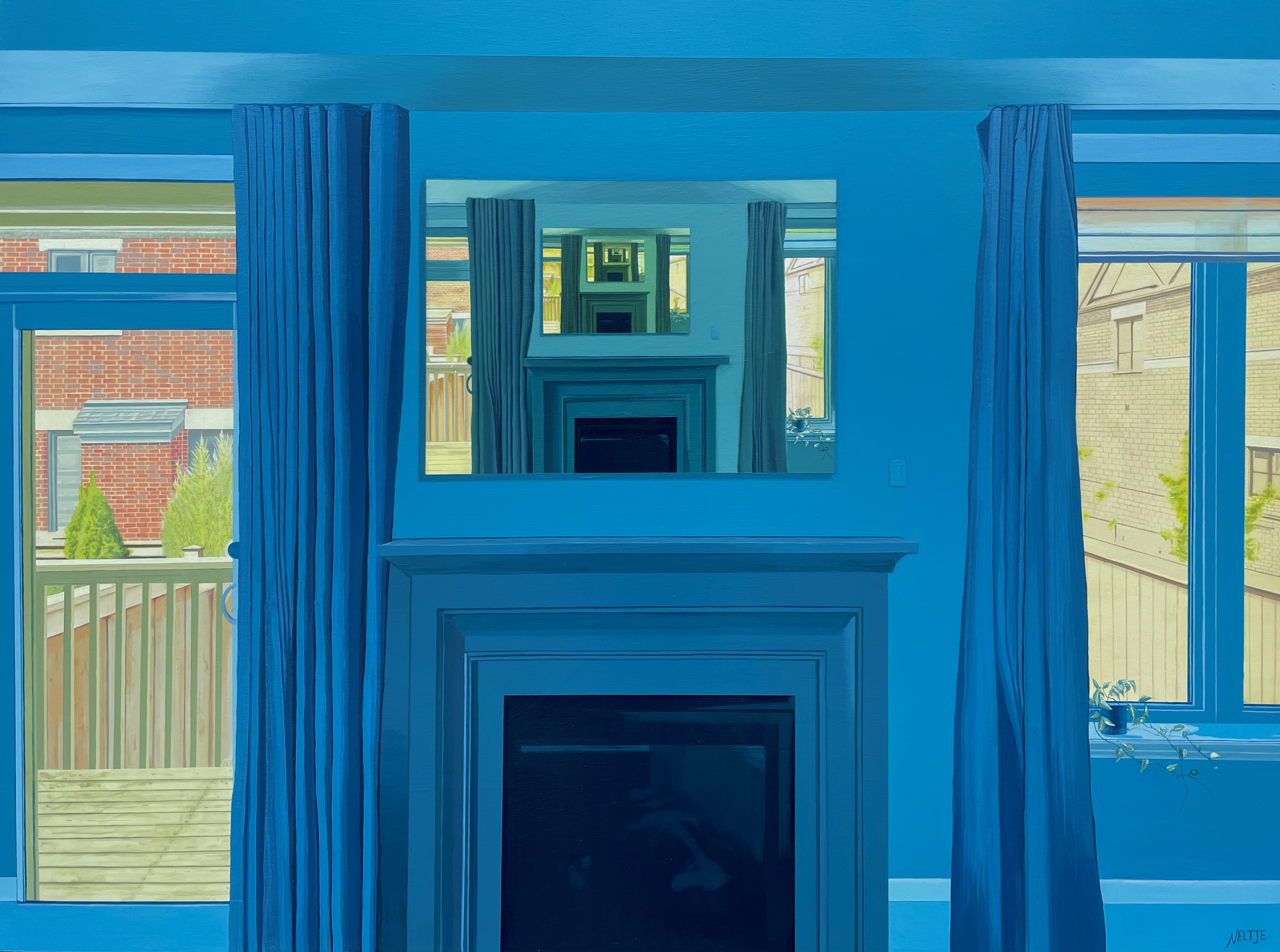 Refraction | 30 x 40 inches | Acrylic on wood panel | SOLD