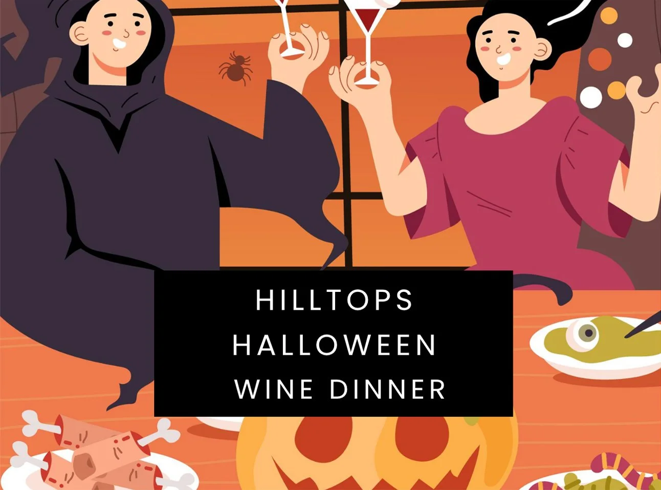 Hilltops Halloween Wine Dinner 