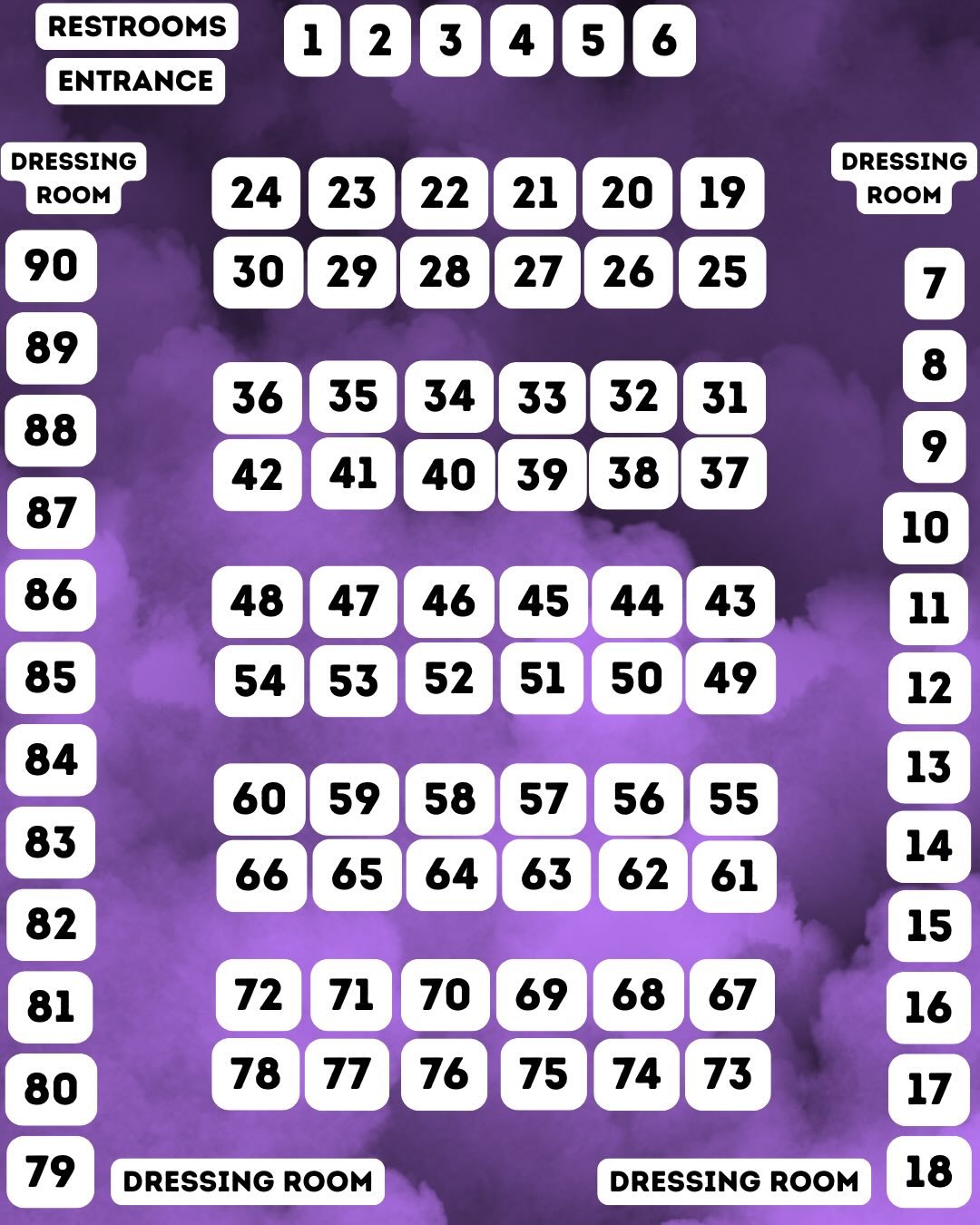 Couple of maps for this Saturday&rsquo;s Bangor market. Swipe for parking deets. We can&rsquo;t wait to see ya! 🥳
1 @bubblebuddah 
2 @whitingfarmvintage 
3 @logjamvintage 
4 @fearandcloathingvt
5 @wanderlustmarket21
6 @bygonesupcycle
7 @dreamingoldj