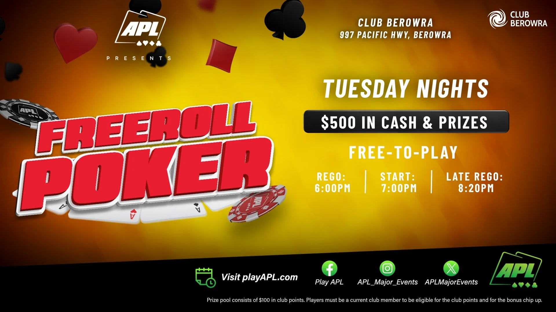APL Poker Tuesdays