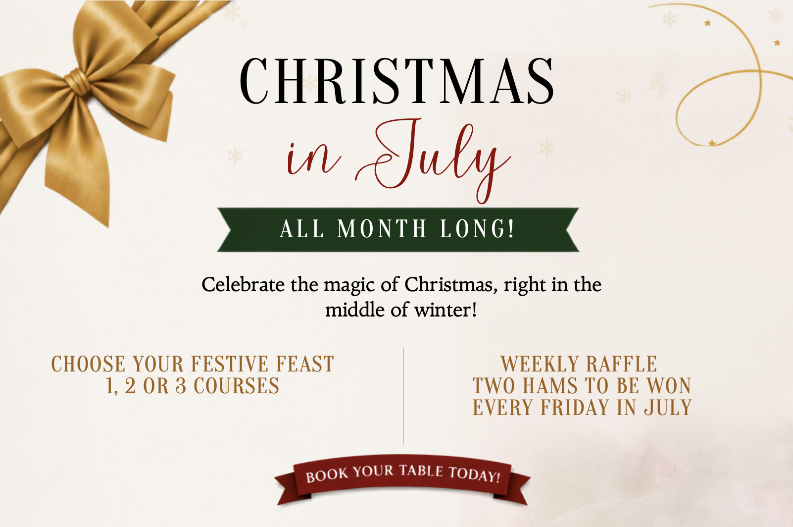 Christmas In July! 