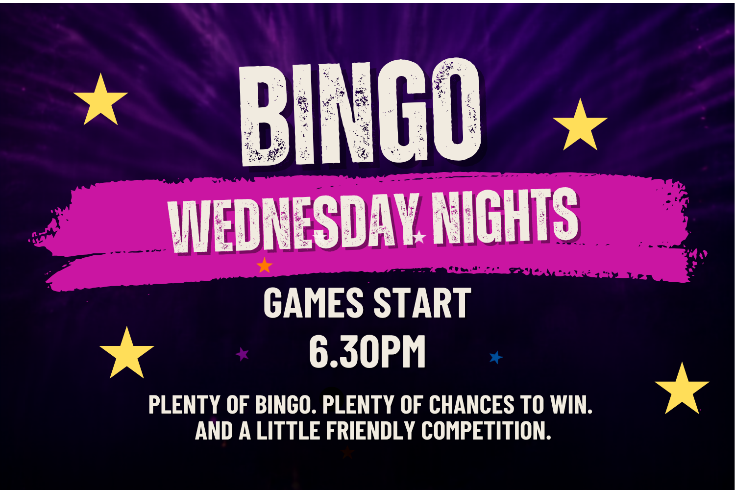 Wednesday Bingo