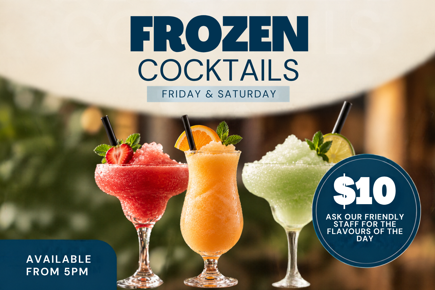 Frozen Cocktails 