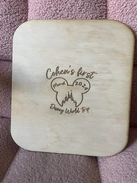 Personalized Disney Character Autograph Board