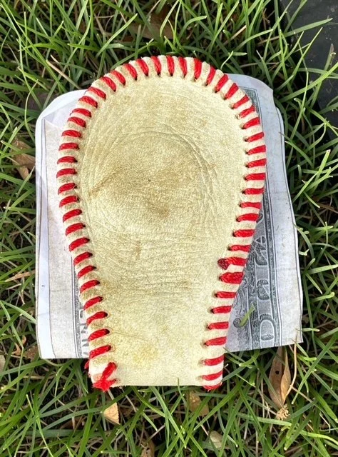 Baseball Money Clip - Upcycled