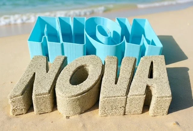 Custom Name Sand Mold | Personalized 3D Printed Beach Toy