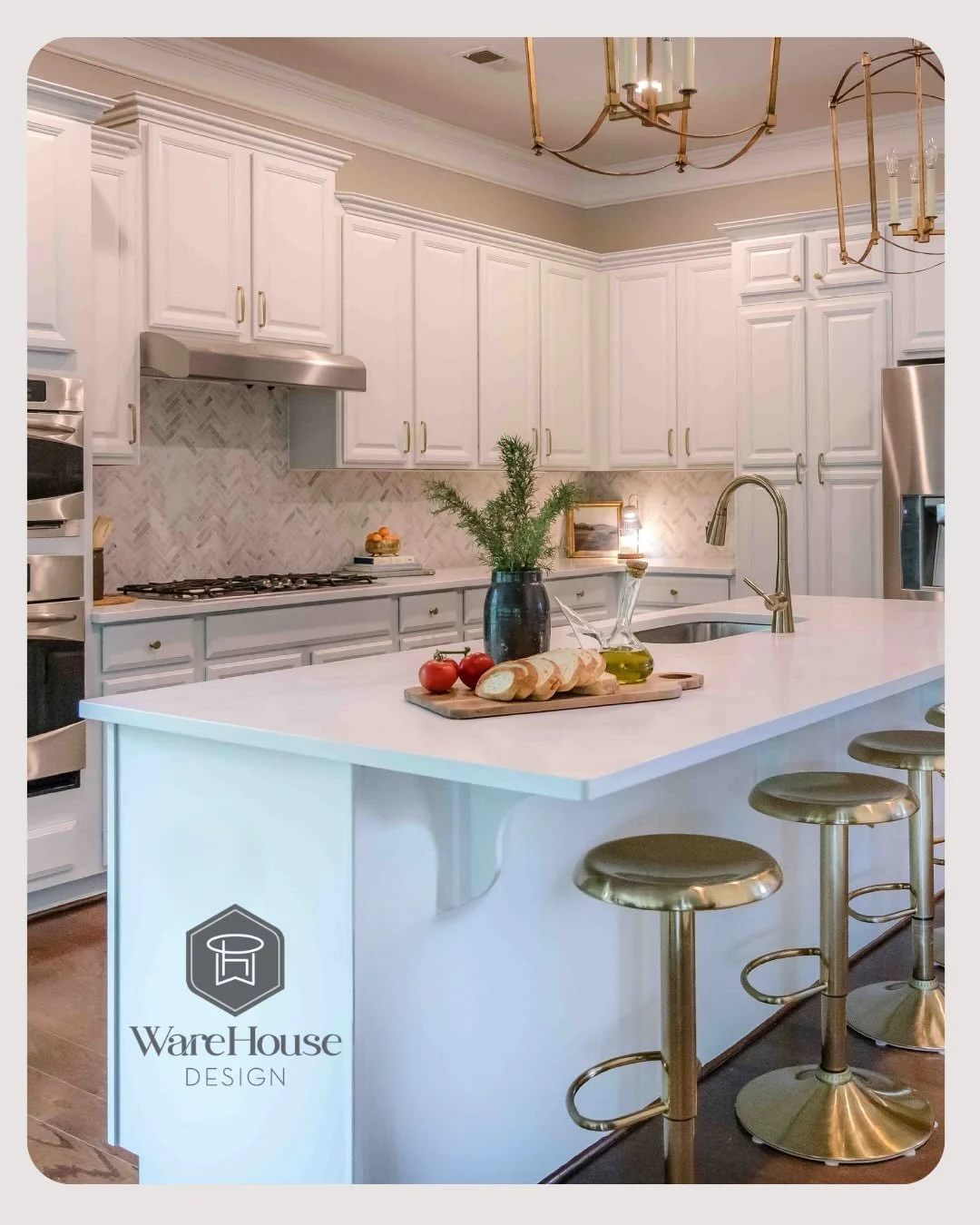 From dark and dated &rarr; bright, fresh, and ready for real life. Now it&rsquo;s a space that is ready to serve a family that&rsquo;s always on the move&mdash;keeping meals healthy and the day moving.

We lightened things up with painted cabinets, f