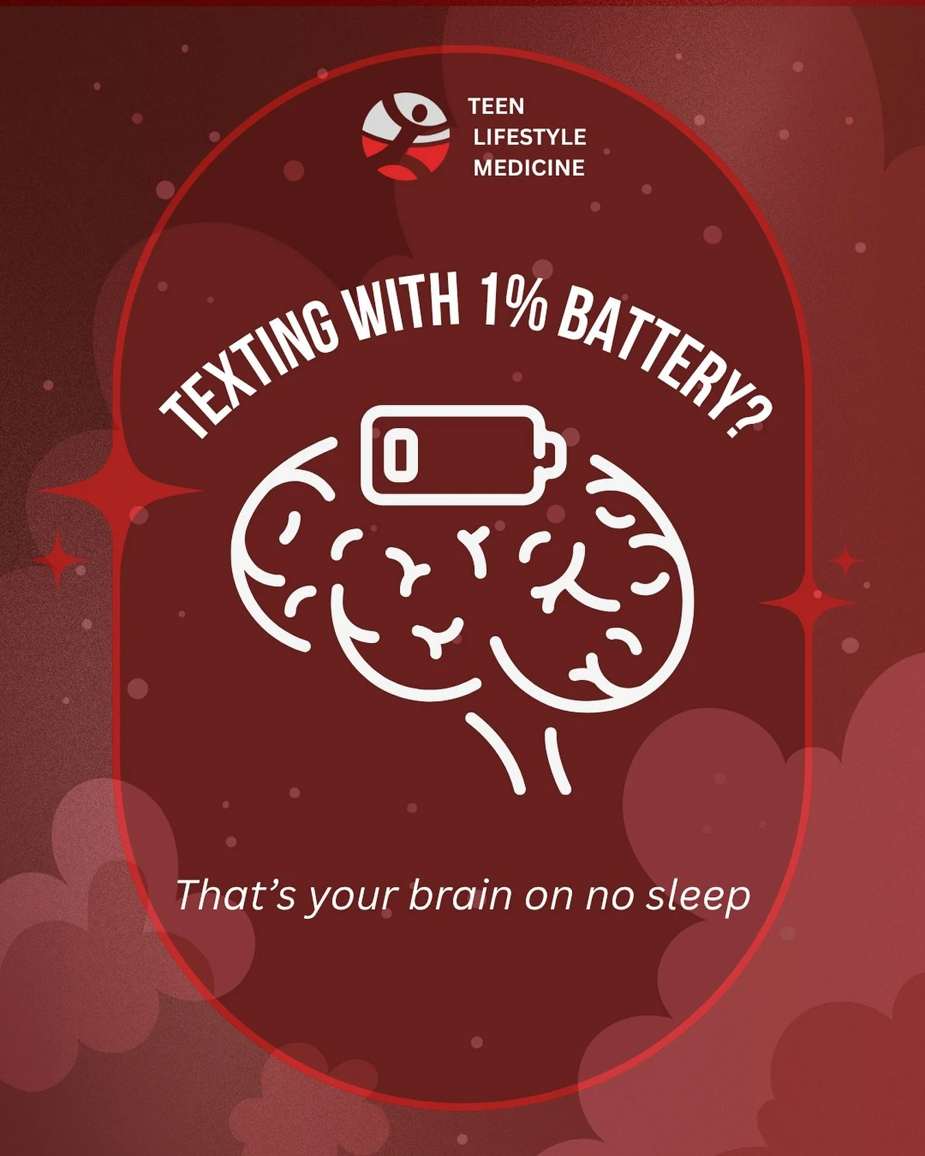 🛌 Fun Fact Friday:
Texting with 1% battery? That&rsquo;s your brain on no sleep.
Sleep isn&rsquo;t just rest, it&rsquo;s repair. Without 8&ndash;10 hours of sleep, teens struggle with memory, focus, decision-making, and emotional regulation.
🧠 A sl