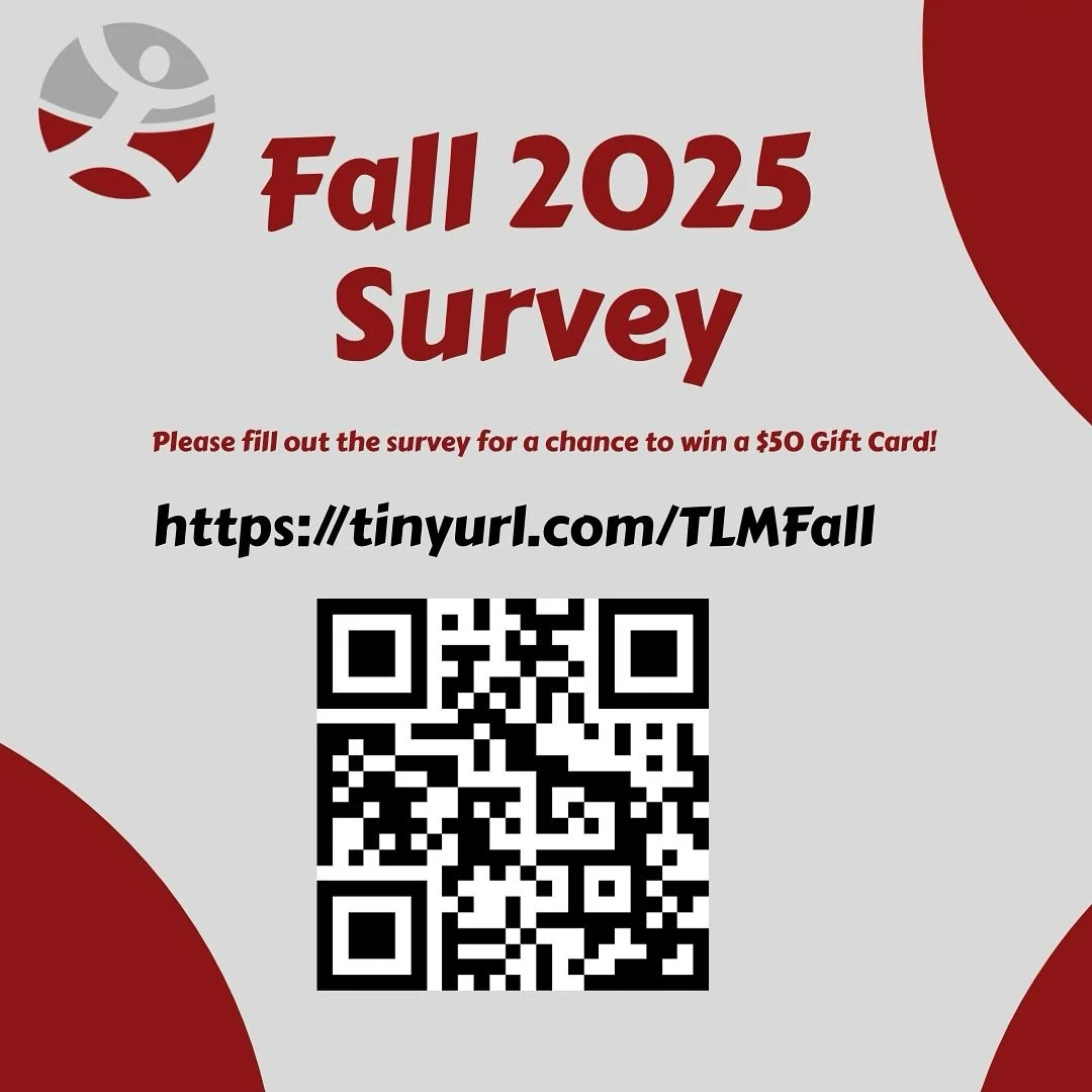 📣Attention all TLM club Members📣

Please fill out this mandatory 3 minute survey for a chance to win a $50 gift card of your choice! 

👉tinyurl.com/TLMFall