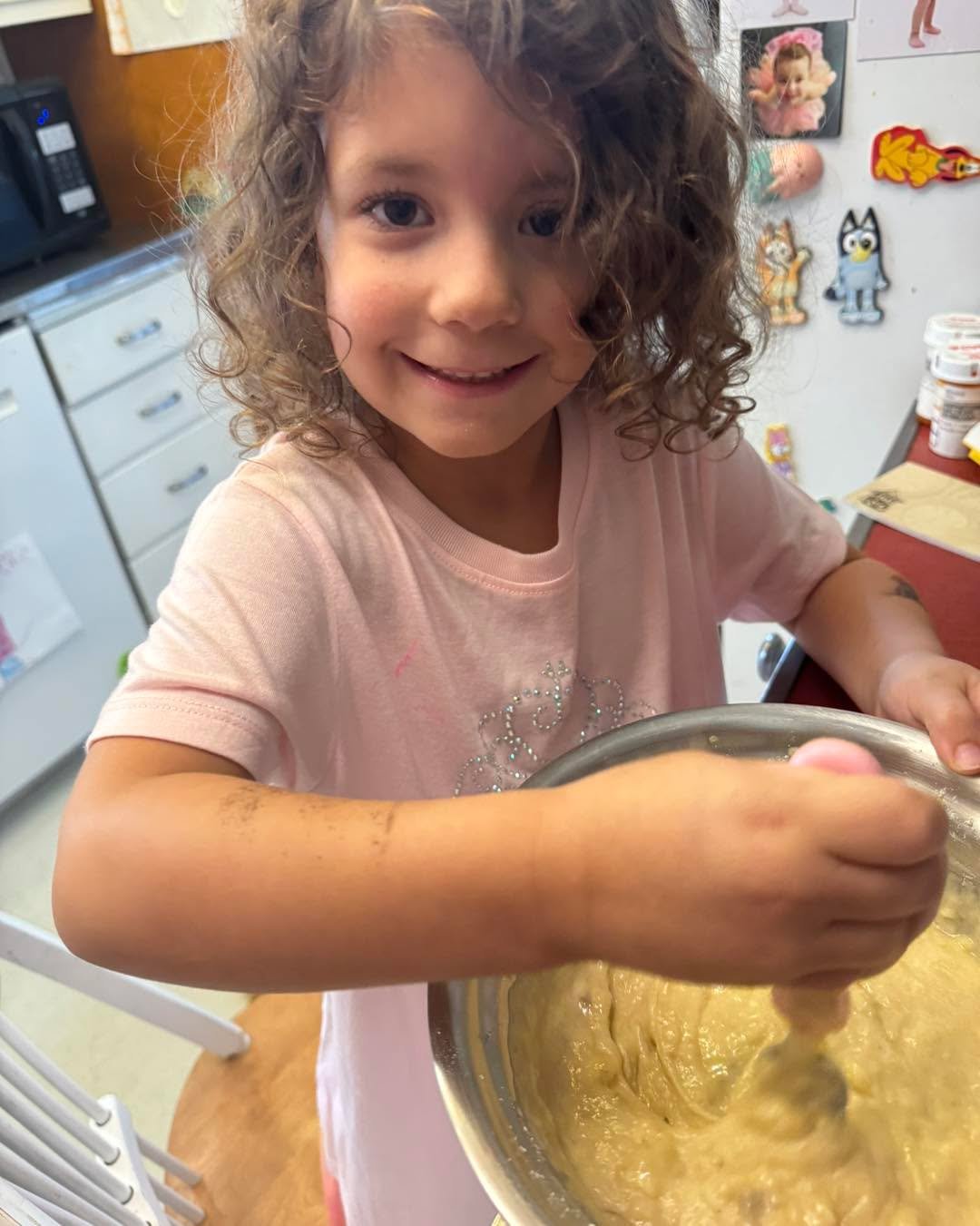 I&rsquo;m holding onto these sweet days, as this little one is growing up far too quick.

This morning we baked banana bread together, and my heart felt so full. 🩷 Our youngest is about to start her last year of preschool, and I&rsquo;m soaking up e