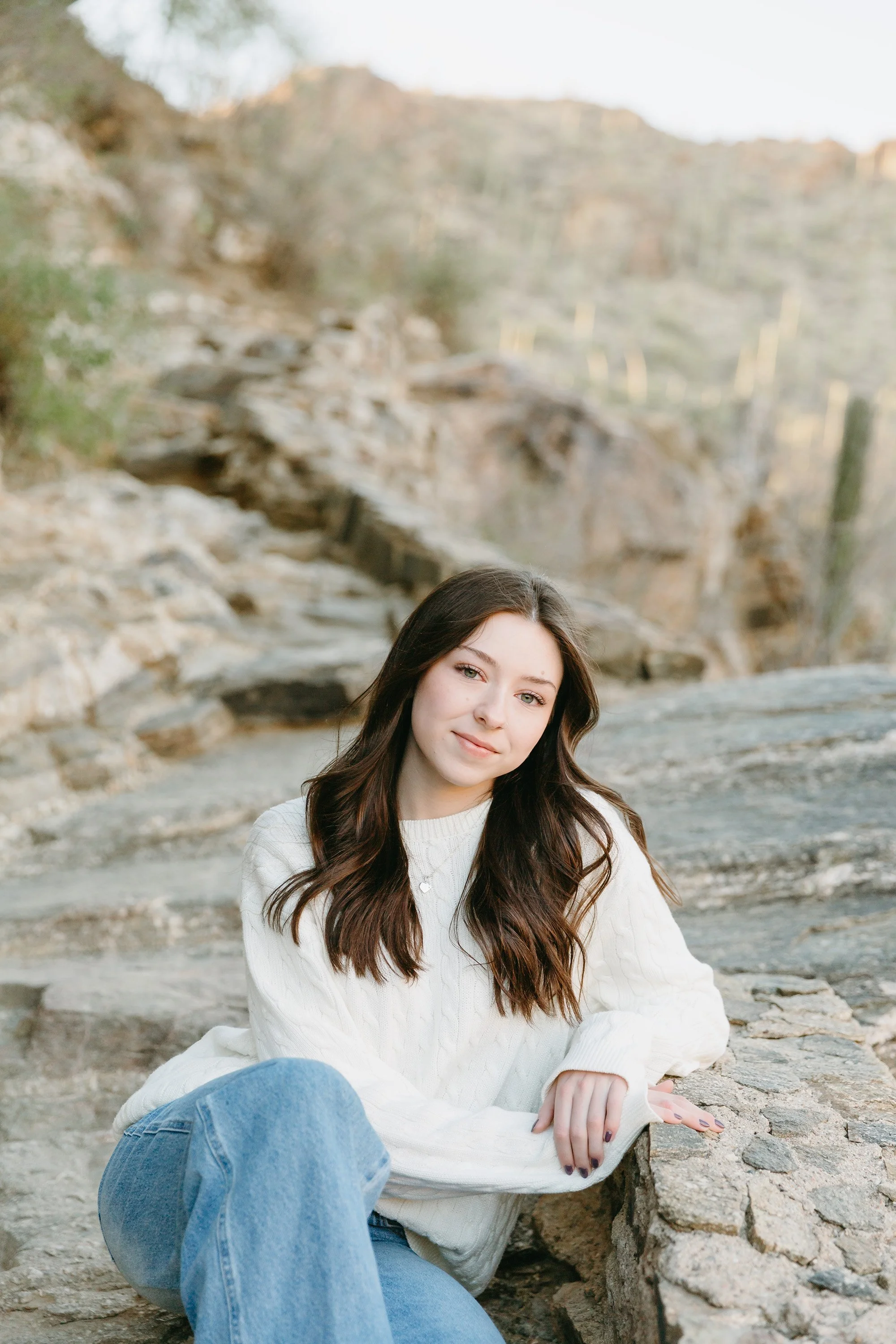 Senior Portrait Session in Sabino Canyon | Tucson Senior Photographer