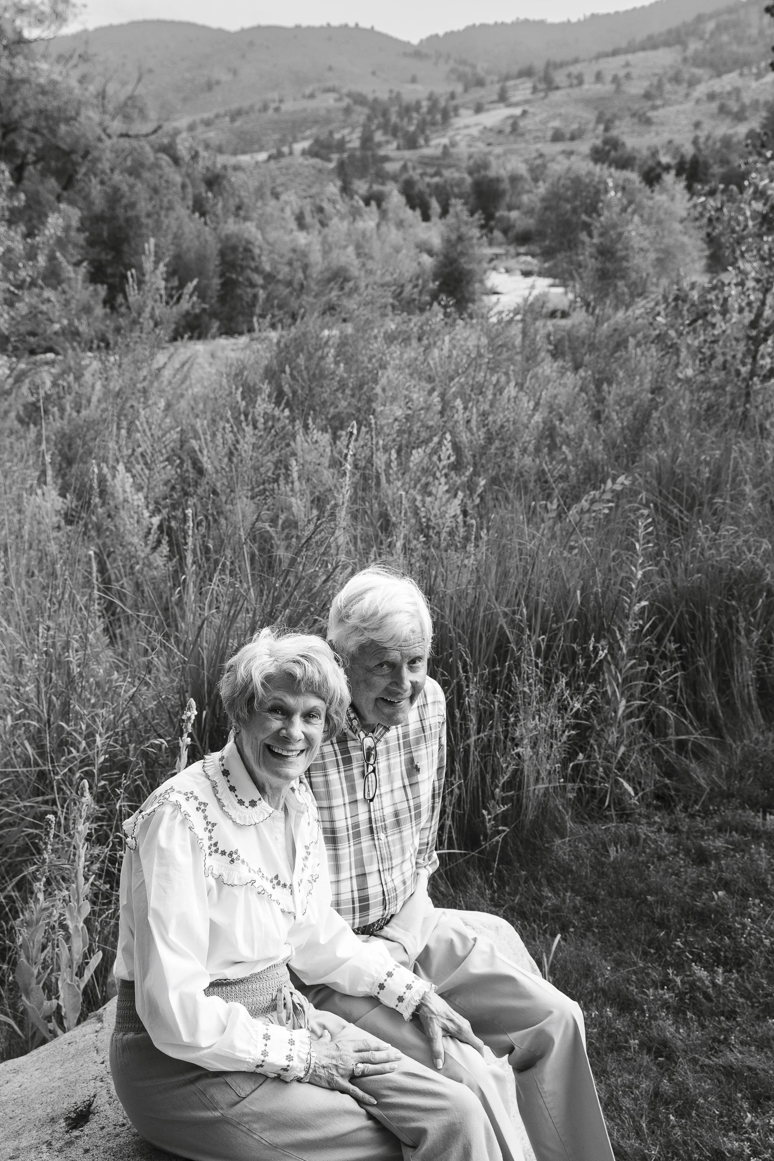 grandmother and grandfather portraits
