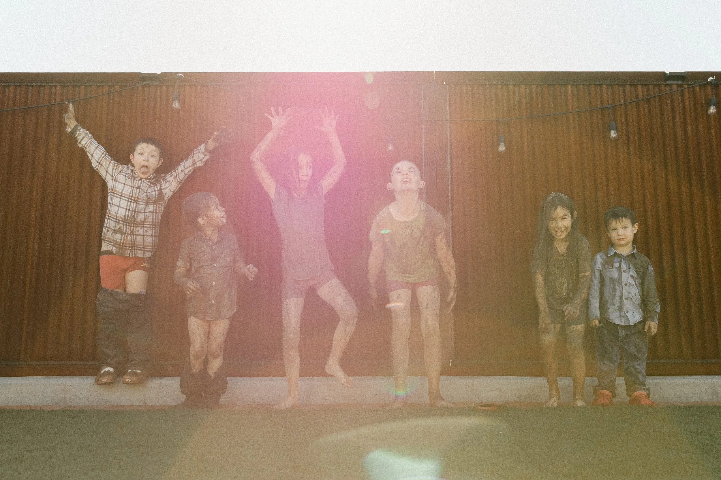  family photoshoot with all the grandkids in tucson 
