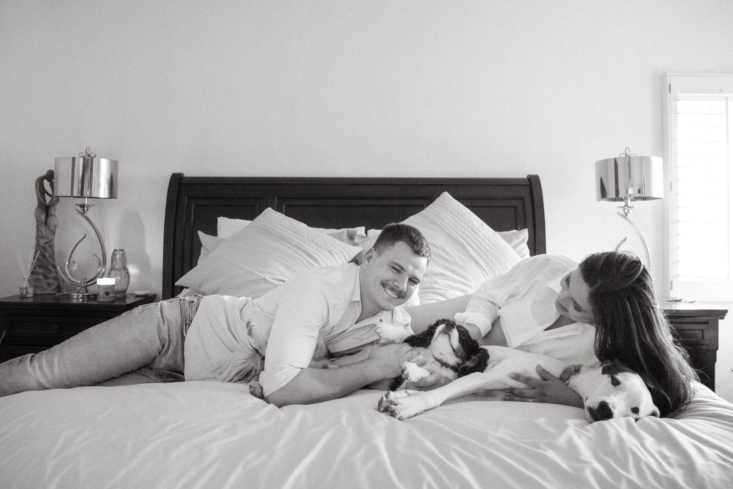 in-home maternity session Tucson