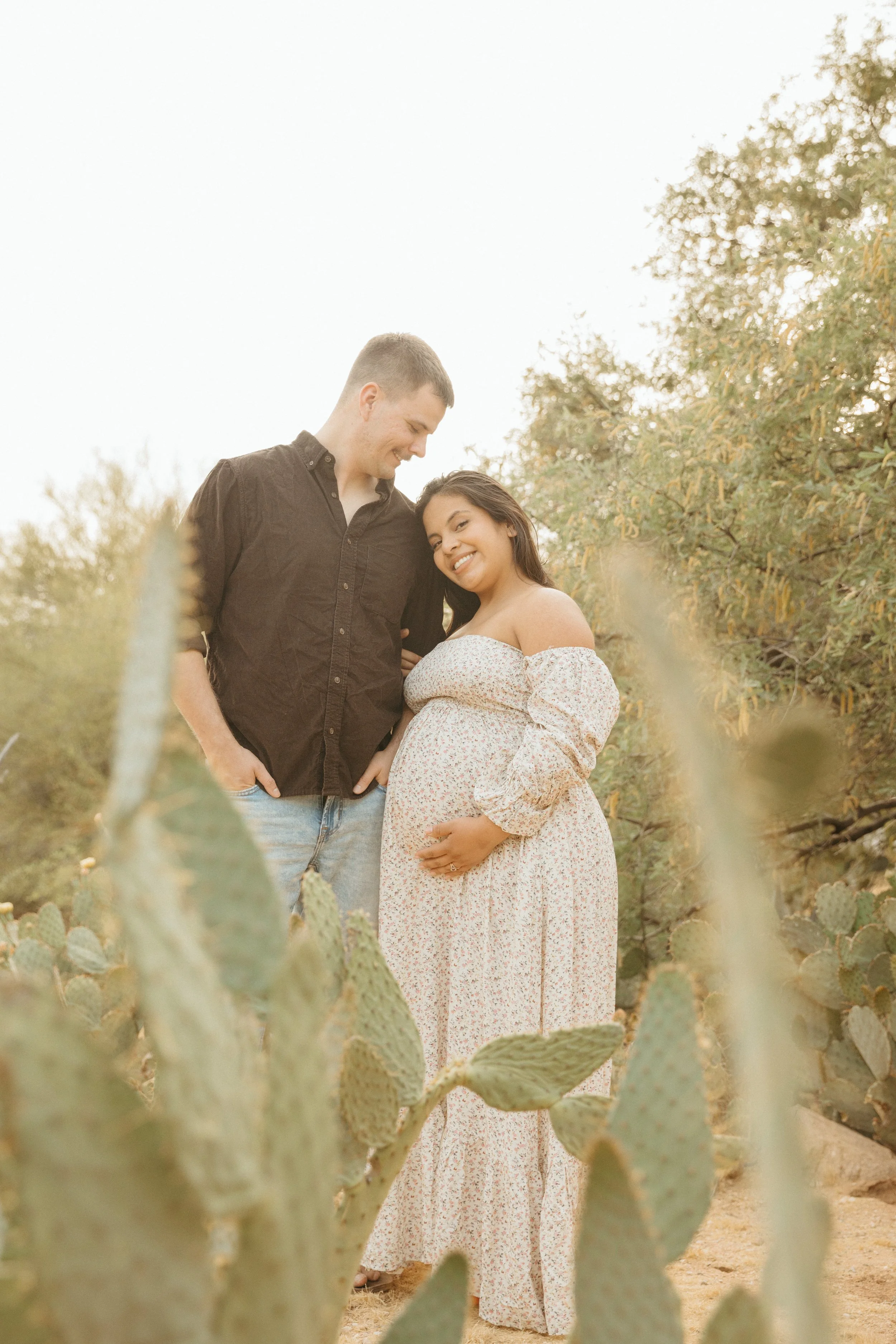in-home maternity session Tucson