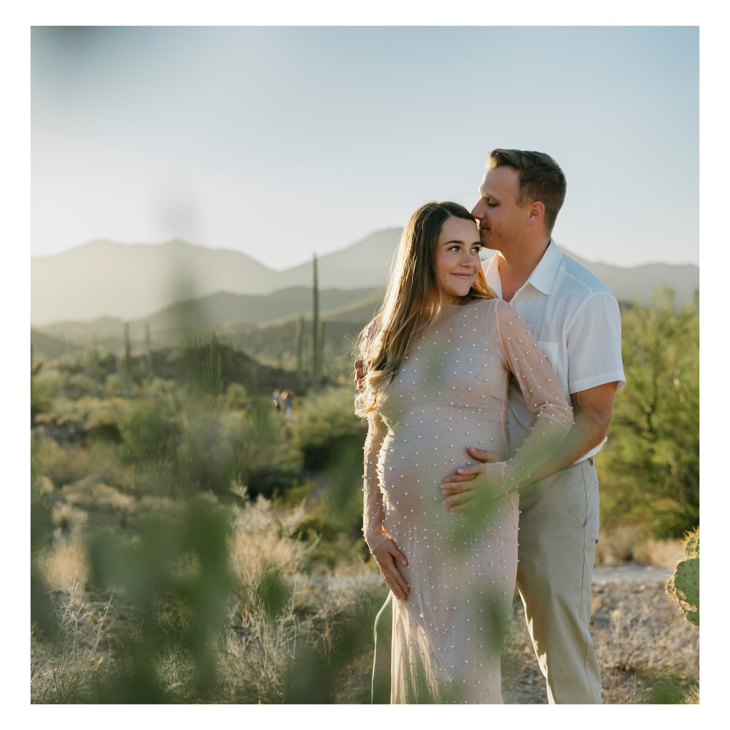 desert maternity session tucson