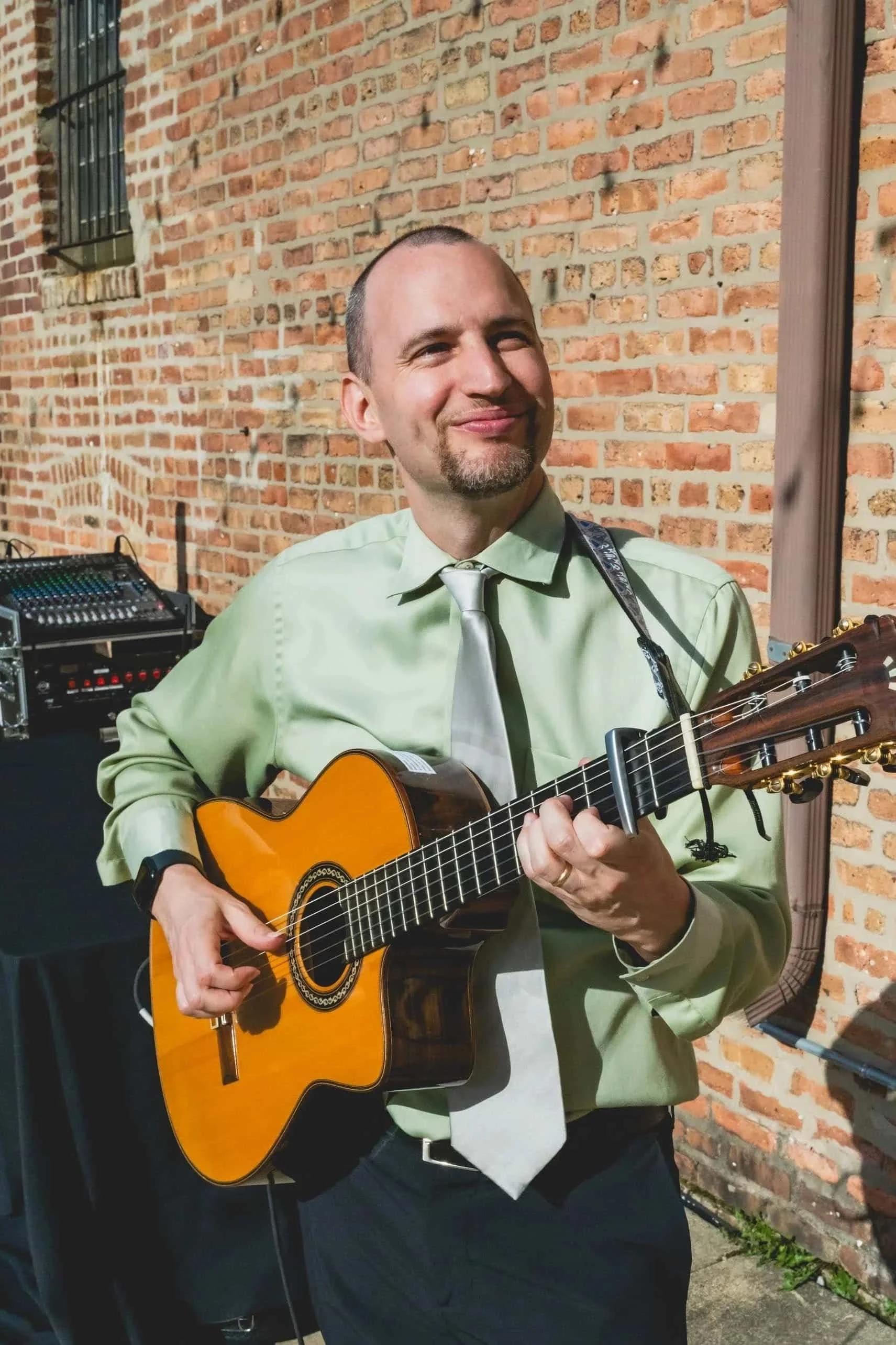 Smiling client or event host, professional photo