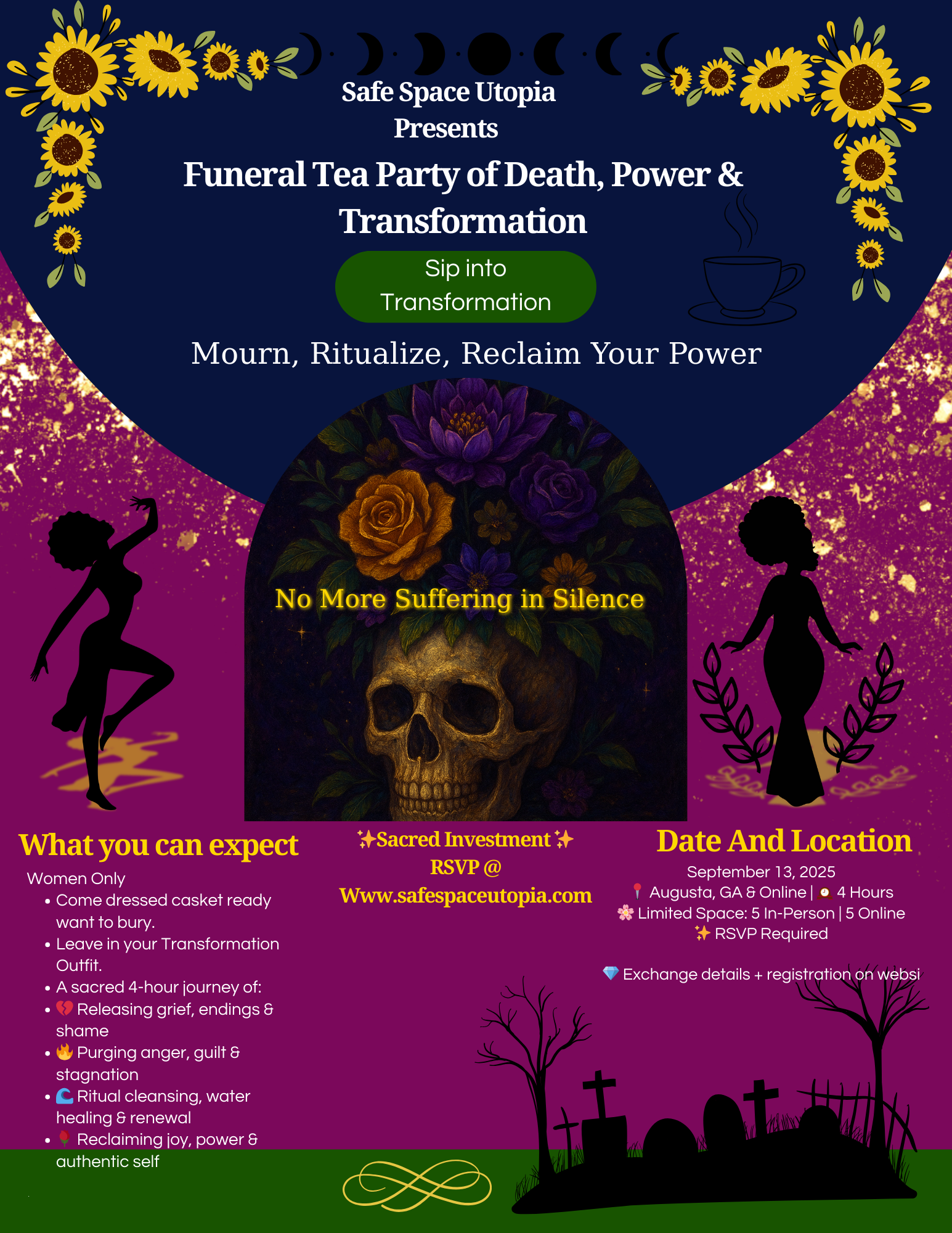 Virtual Funeral Tea Party Ceremony