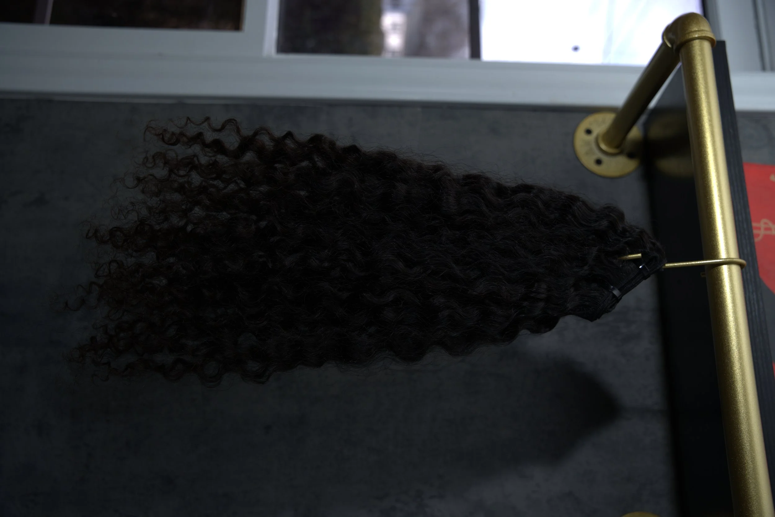 cambodian tight curly.