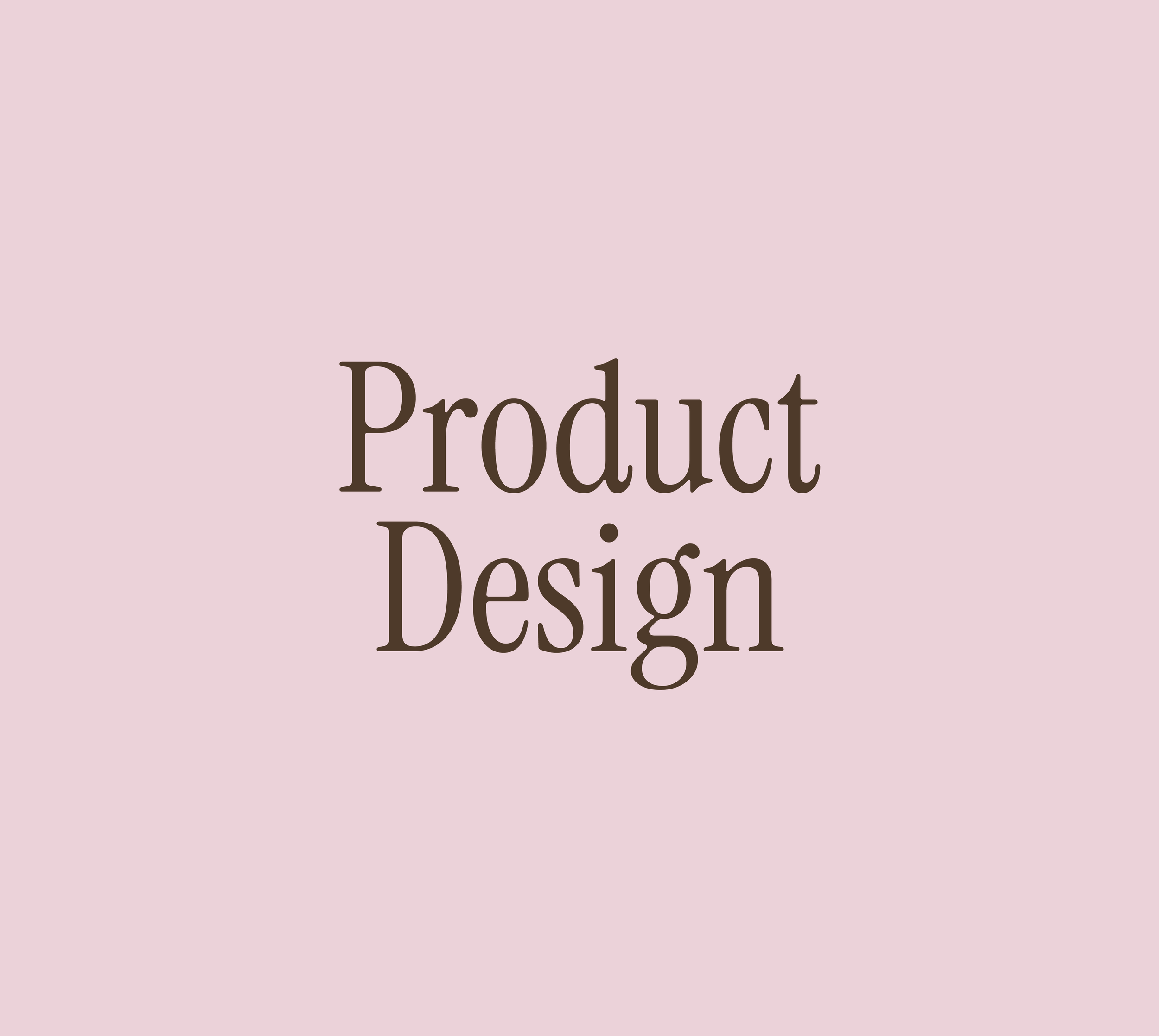 Product Design