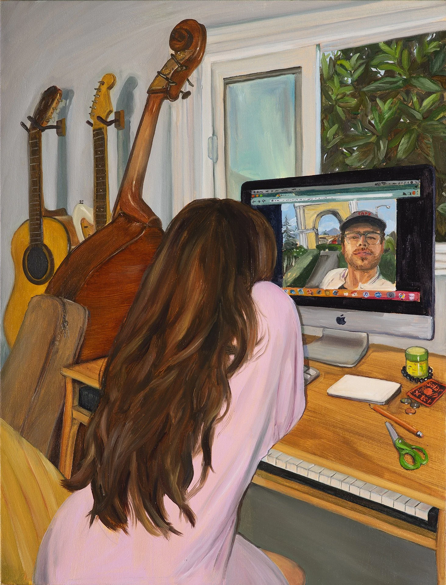 Missing You, 2026. Oil on canvas. 21 x 16 inches.