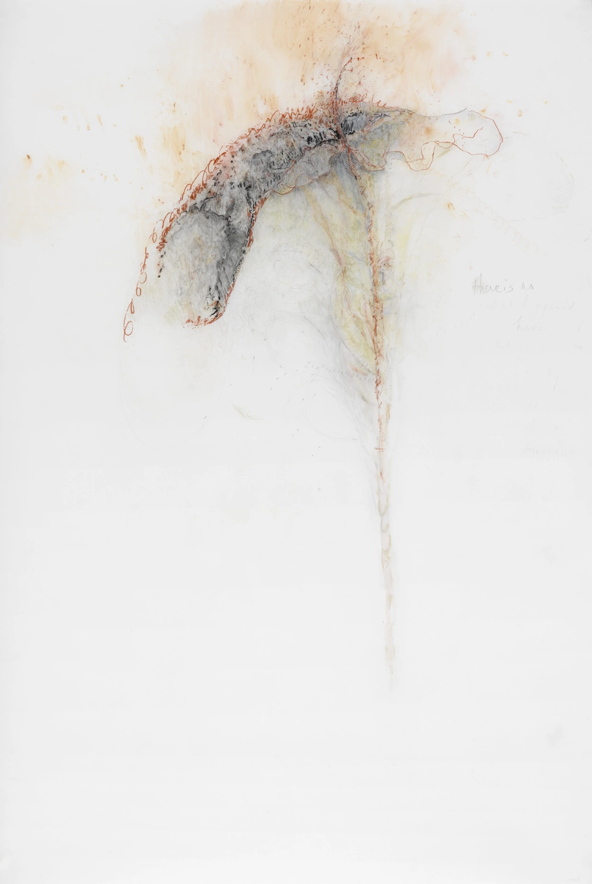 Irreverence
Colored pencil, graphite, crayon, clay, synthetic paper, 36" x 52" H, 2010