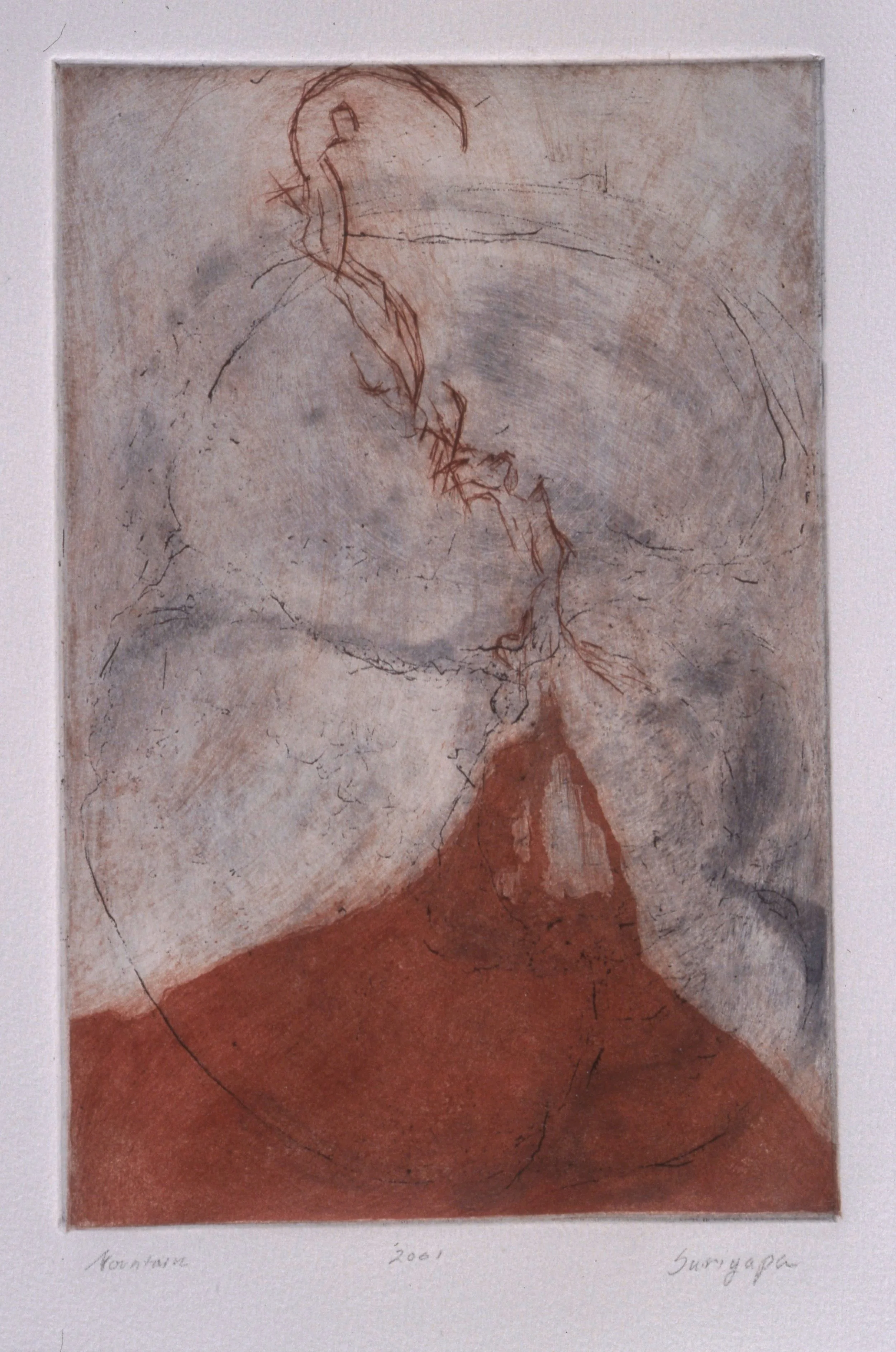 Mountain Birth
Etching, 6" x 7.25" H, 2001