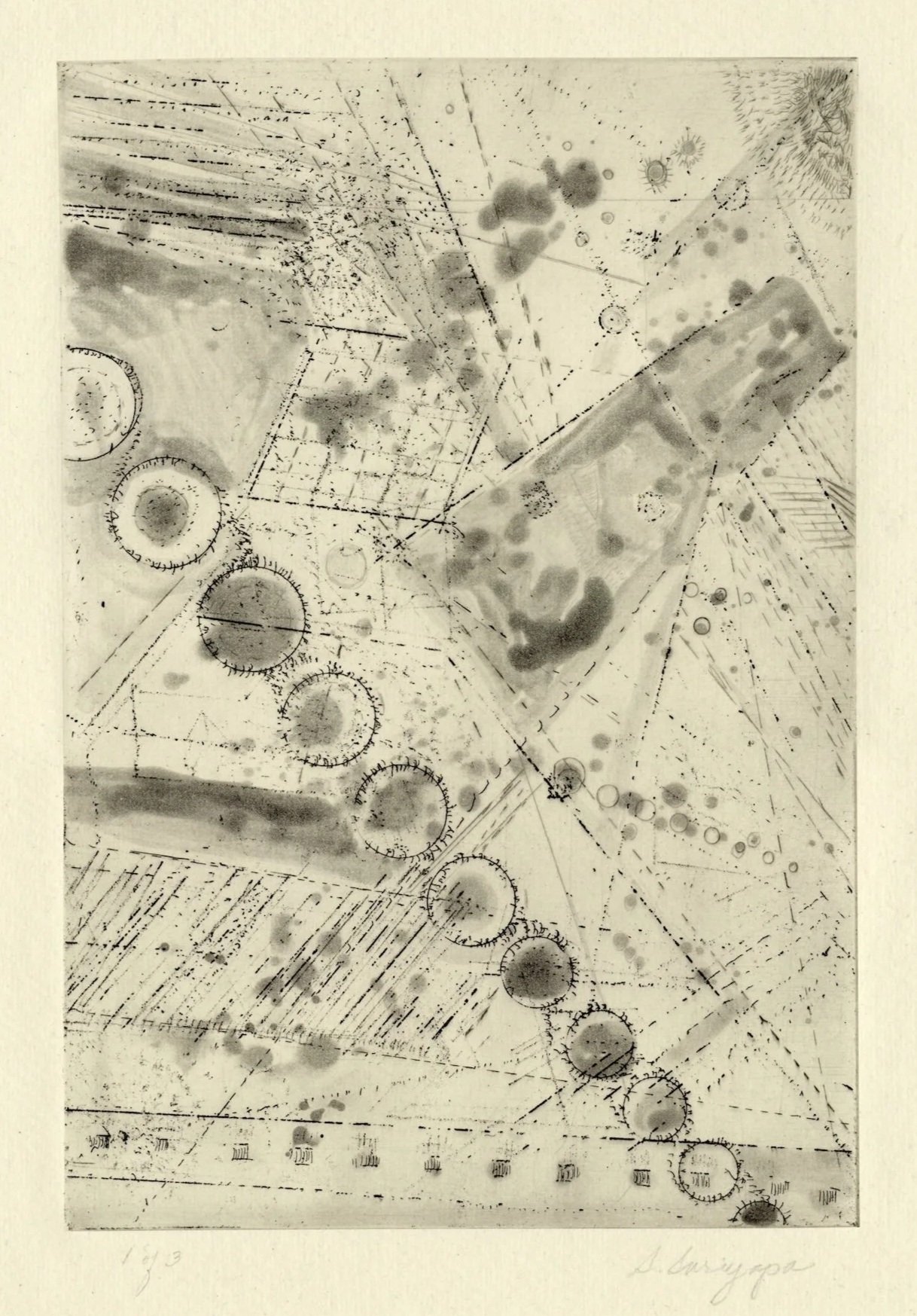 Floating, Falling, Fading III
Soft-ground, spit-bite etching
15" x 22.5" H, 2024
