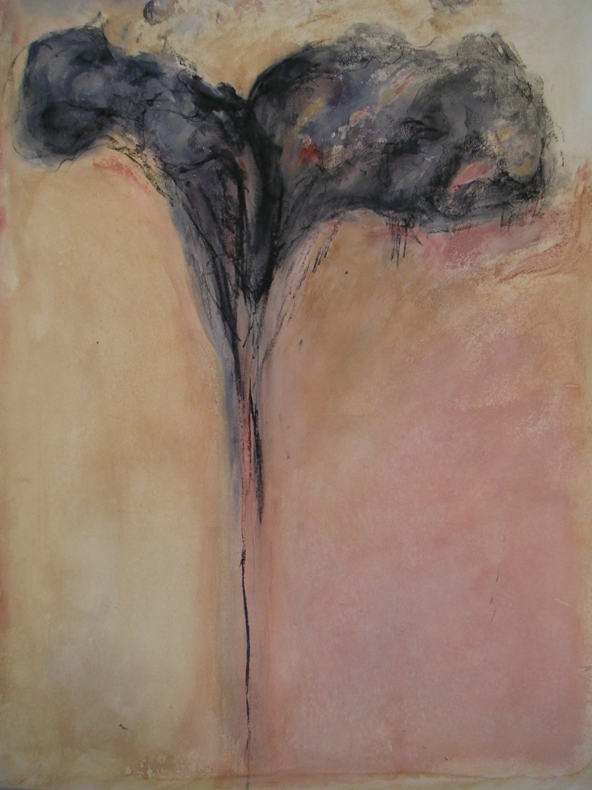 Veiled
Gouache, Mixed Media, Fabric, 2005