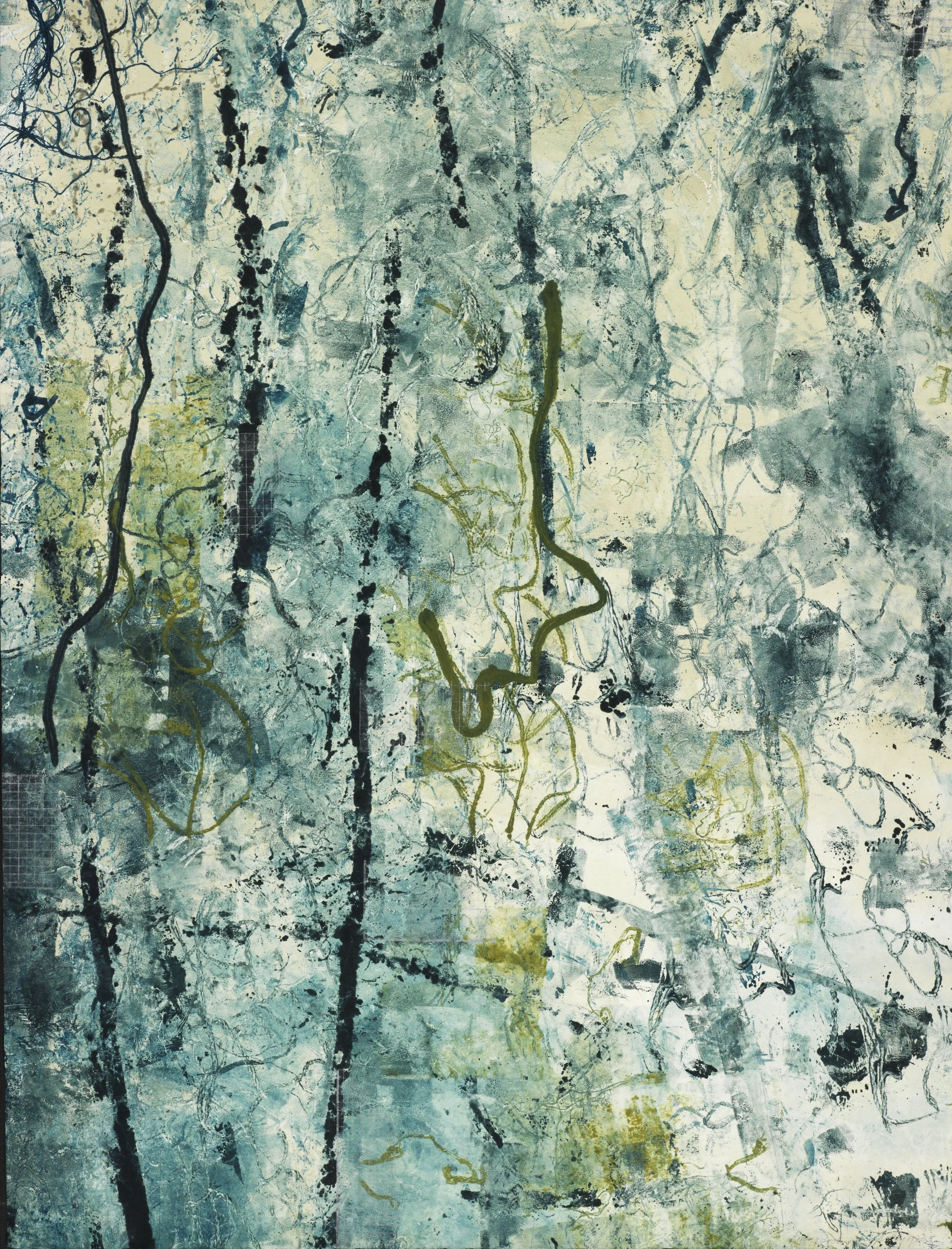 Infiltrate – Swim Free
Monotype, 20" x 26.25" H, 2006
