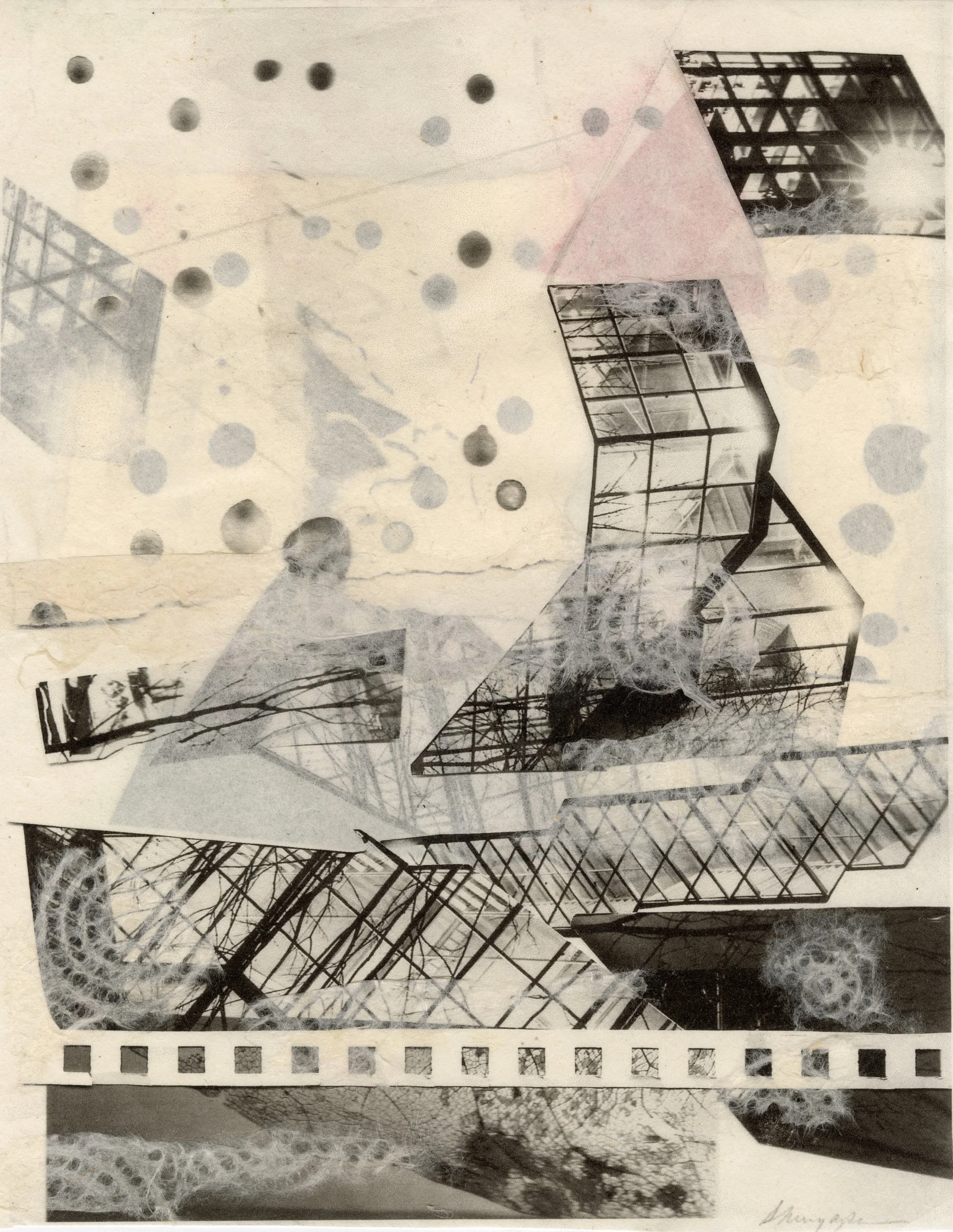 Suspension
Collage, 8.5" x 11" H, 2023