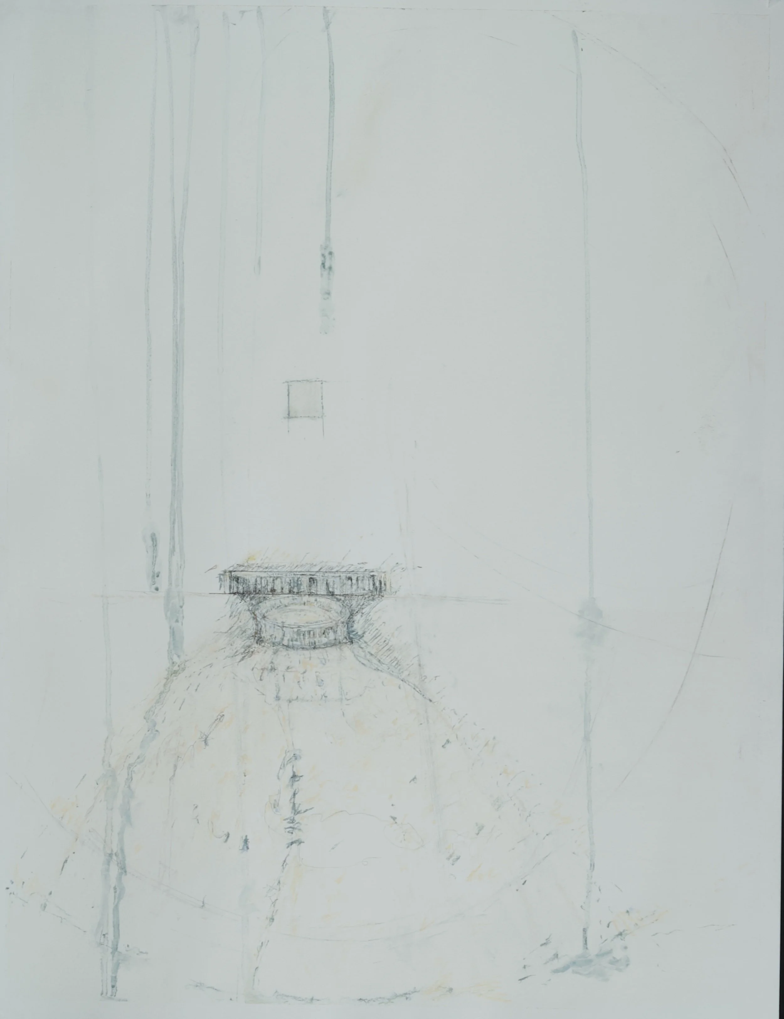 Fortress
Graphite, Pastel
24" x 28" H, 2007