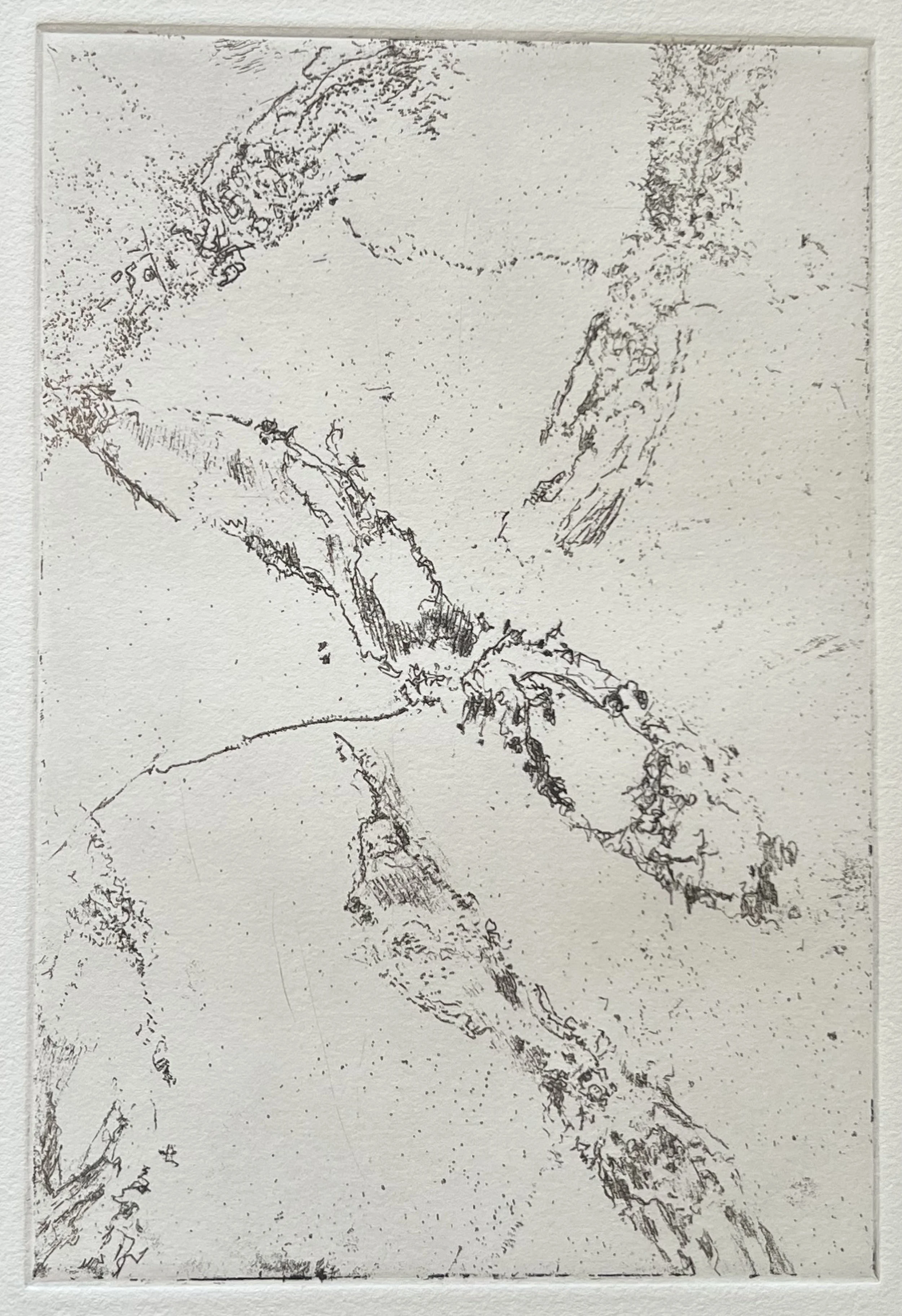 Gravity
Soft-ground etching
6" x 9 ", 2026