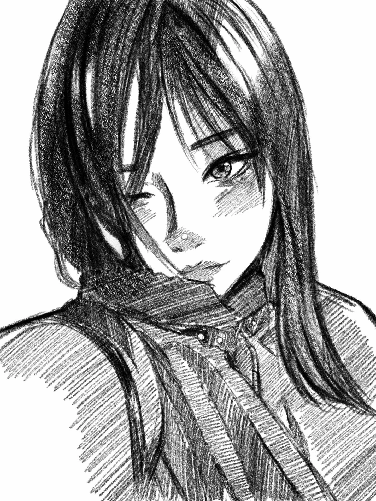 1 or 2? Which style of drawing fit her looks one the best? 🤔

@1_ran.thanx 

#drawing #illustration #korean #model