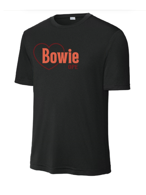 Bowie OPE Heart DriFit Tee