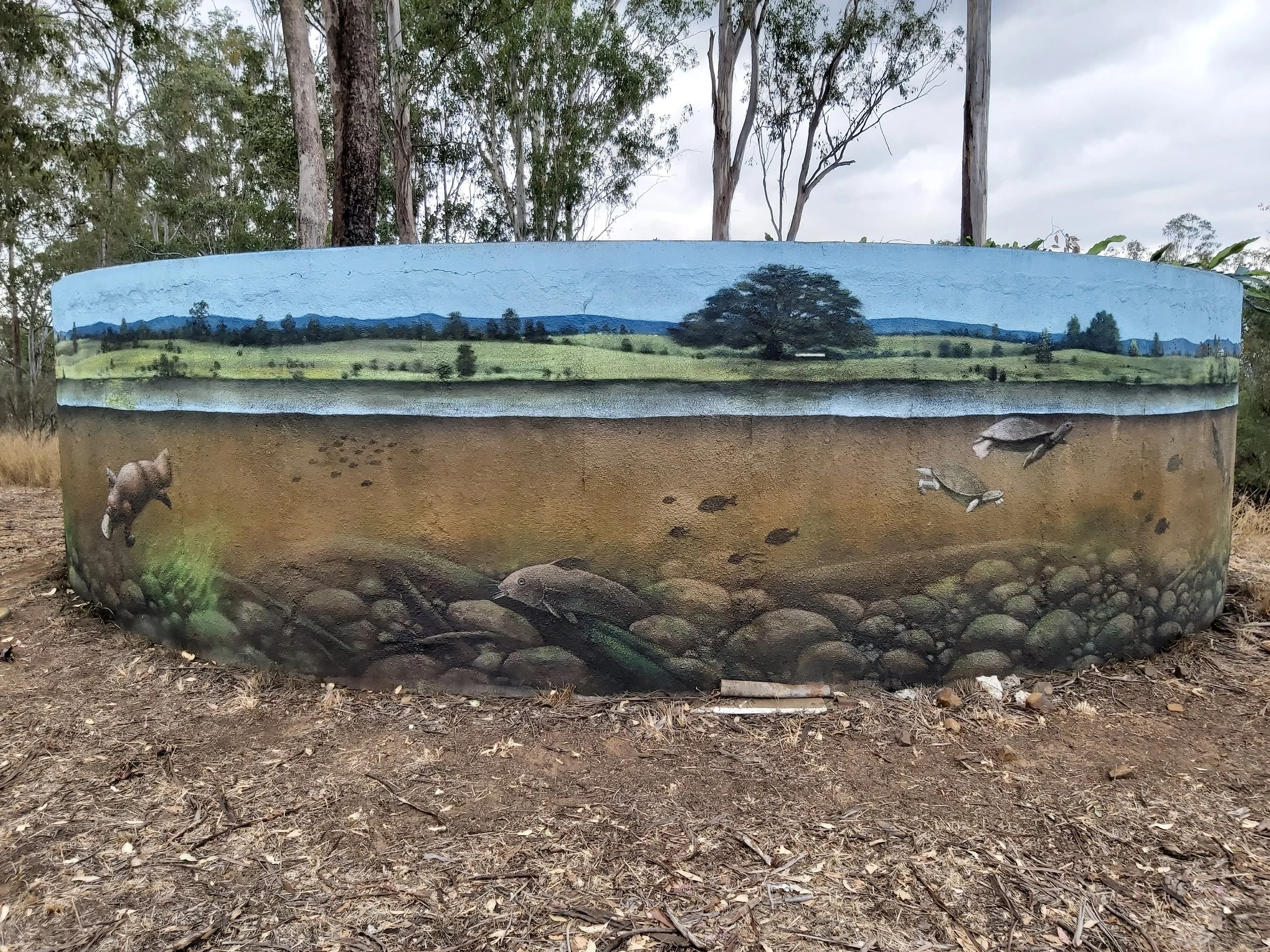 Water tank at Cedar Grove