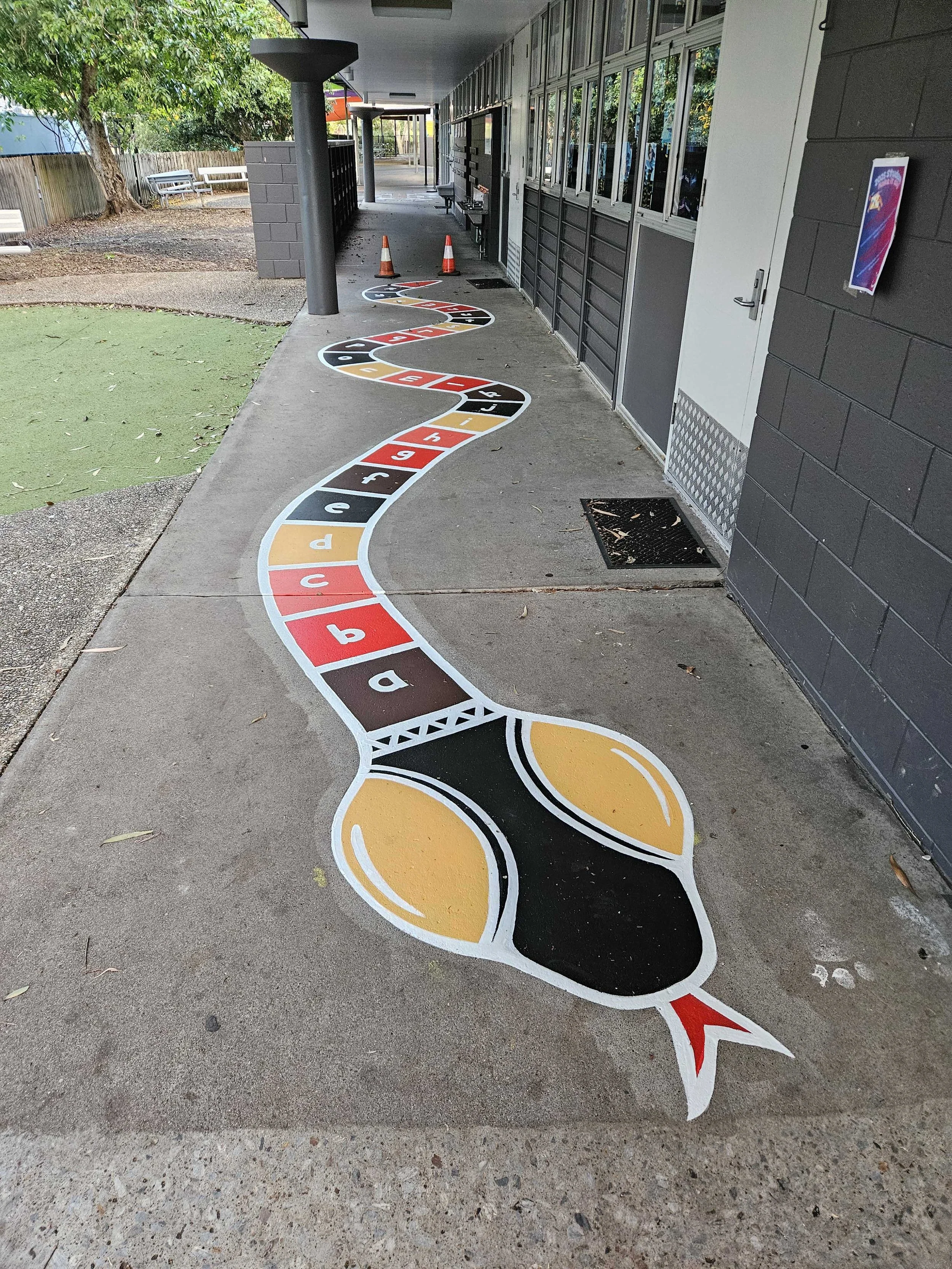Alphabet snake at Kimberley Park State School