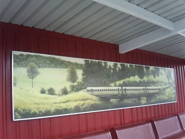 Mural at Kingston train station
