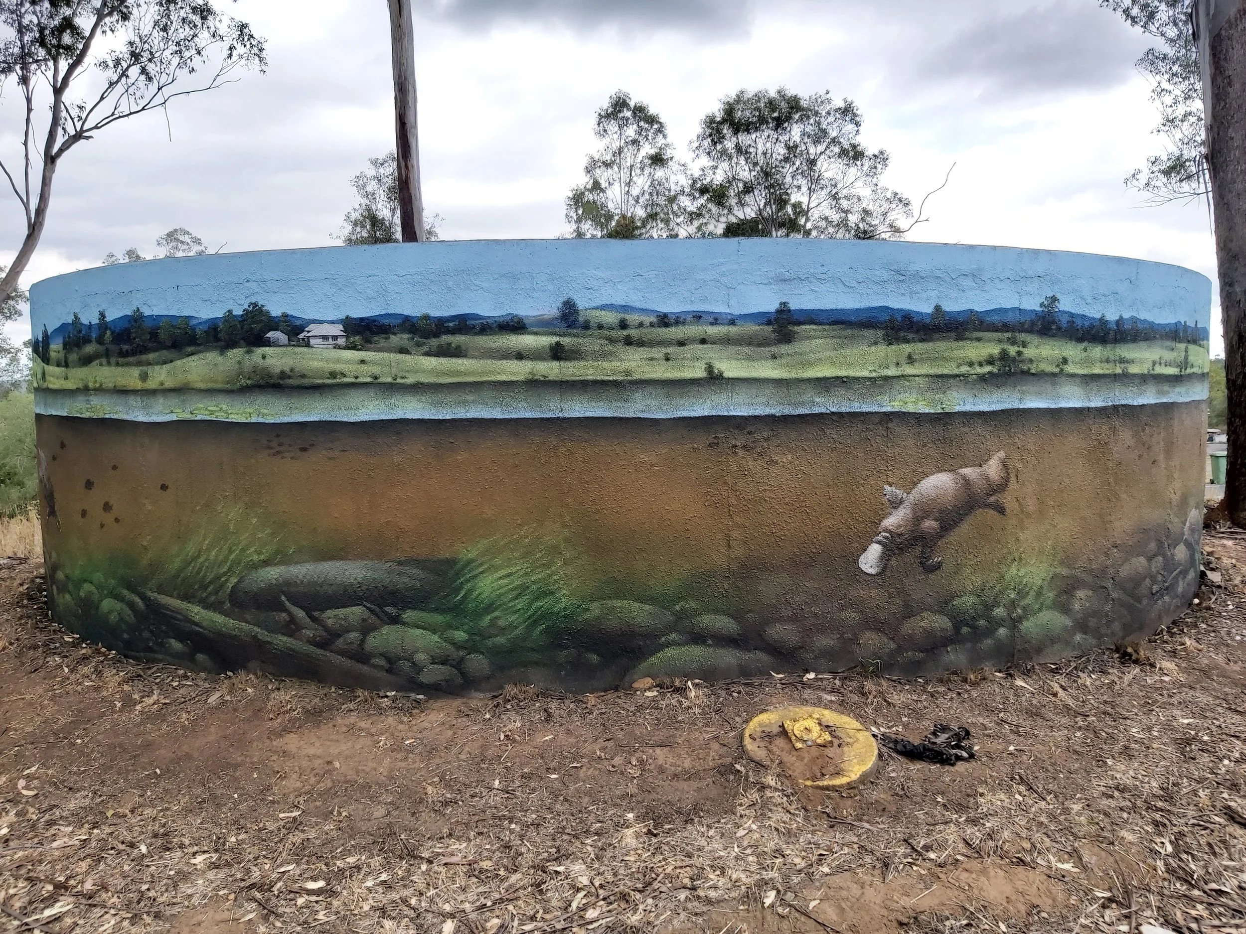 Water tank at Cedar Grove