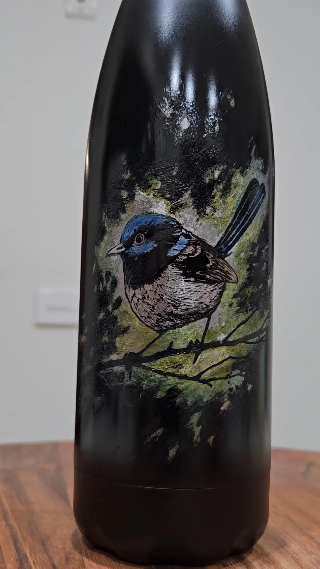 Engraved and tinted drink bottle