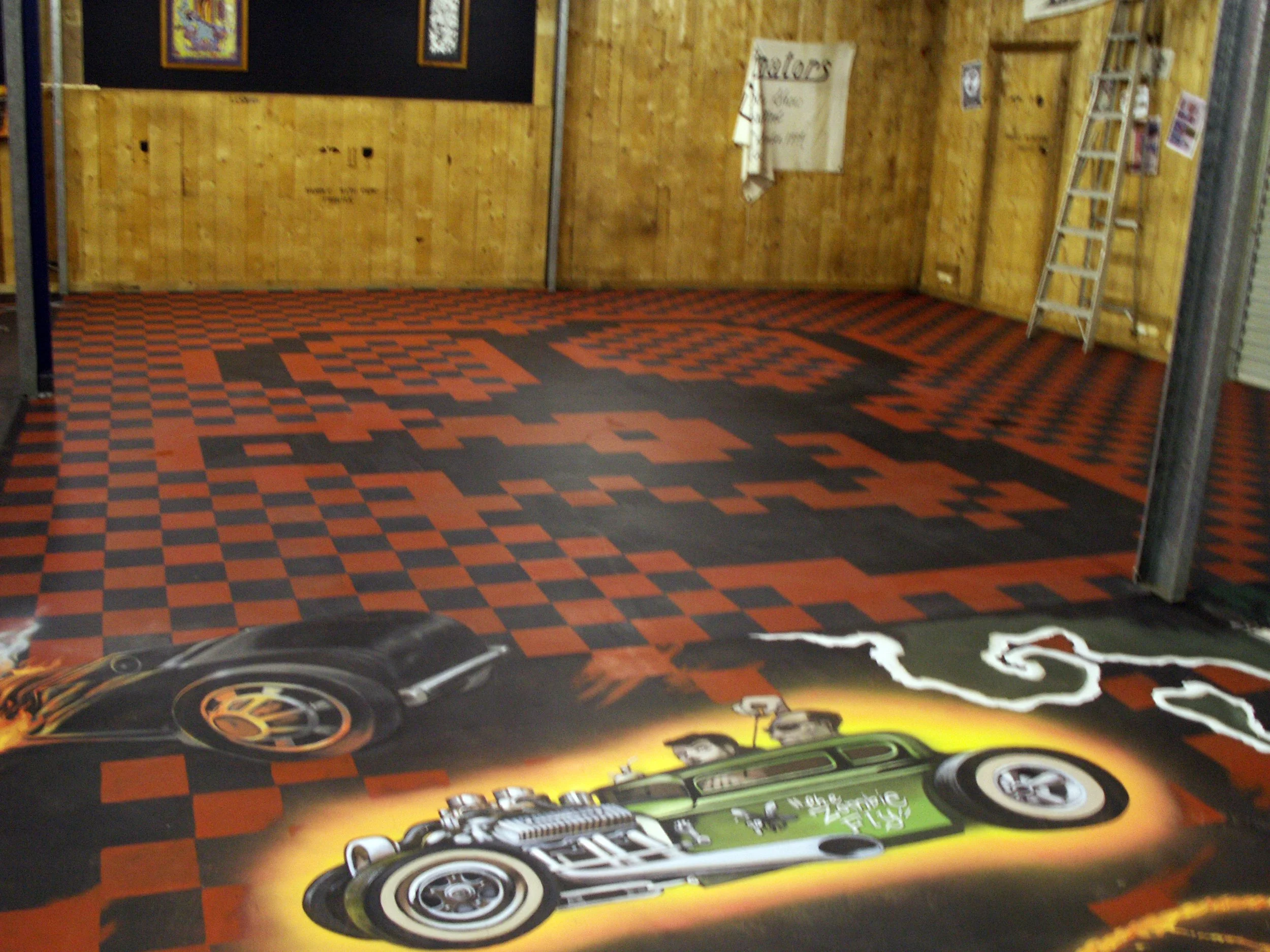 Dance floor at Eliminators Hot Rod Club. Loganholme