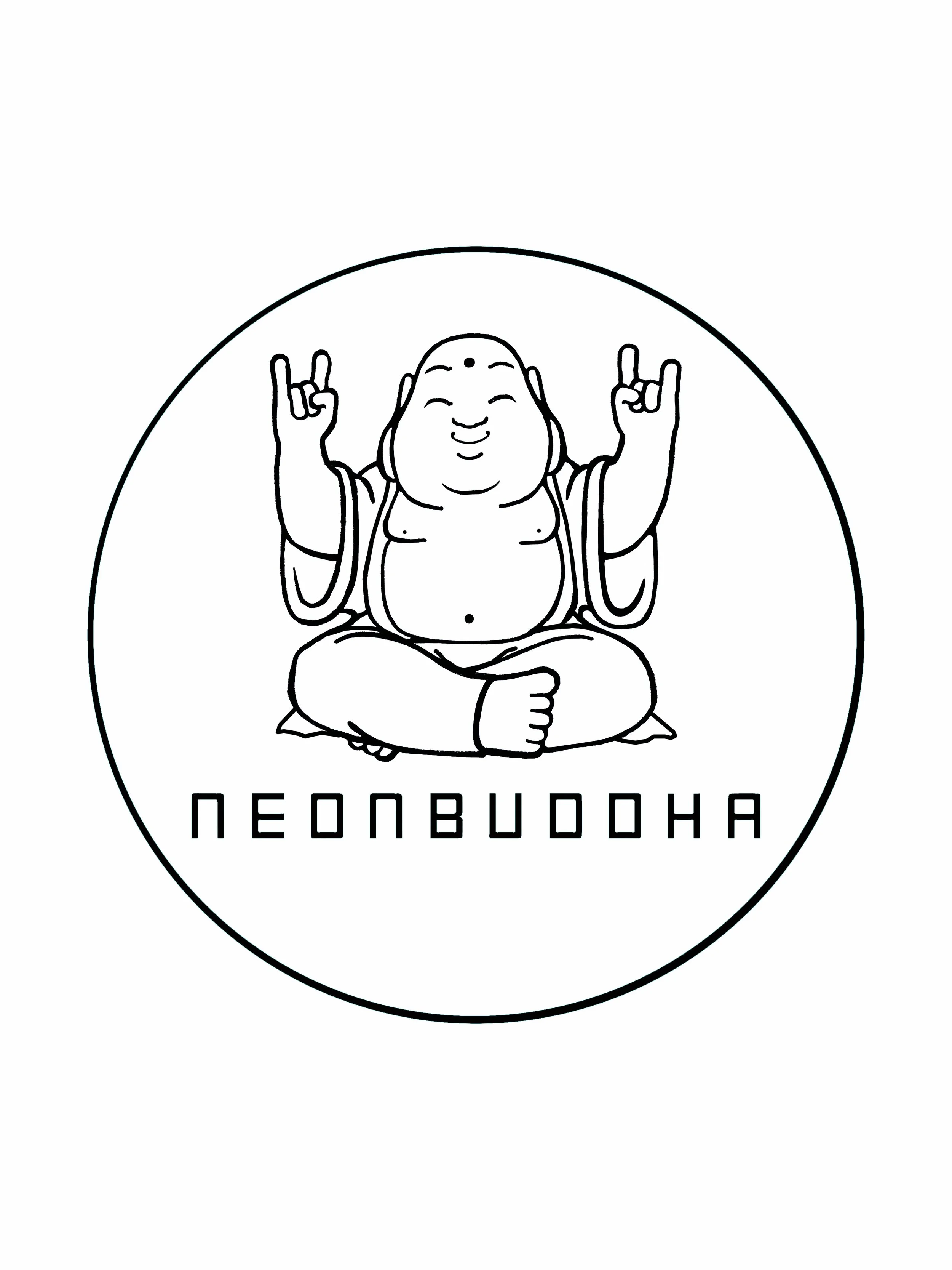 NeonBuddha logo design