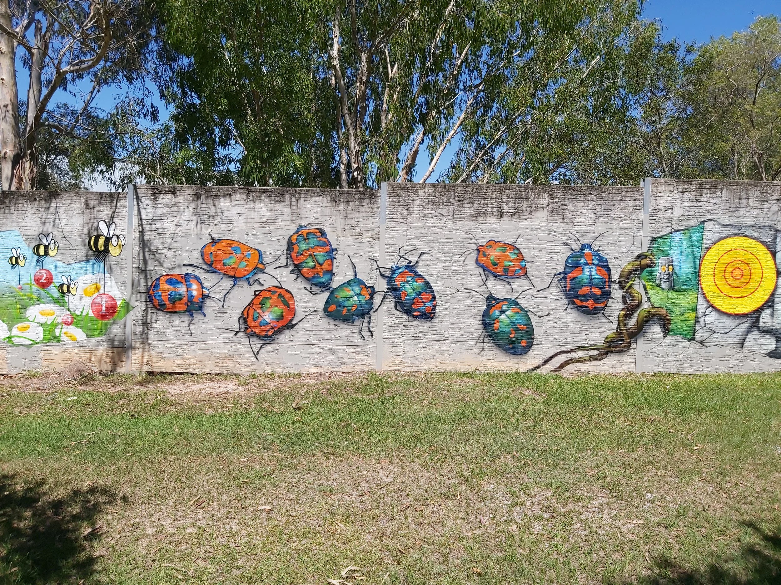 Mural at Trinder Park