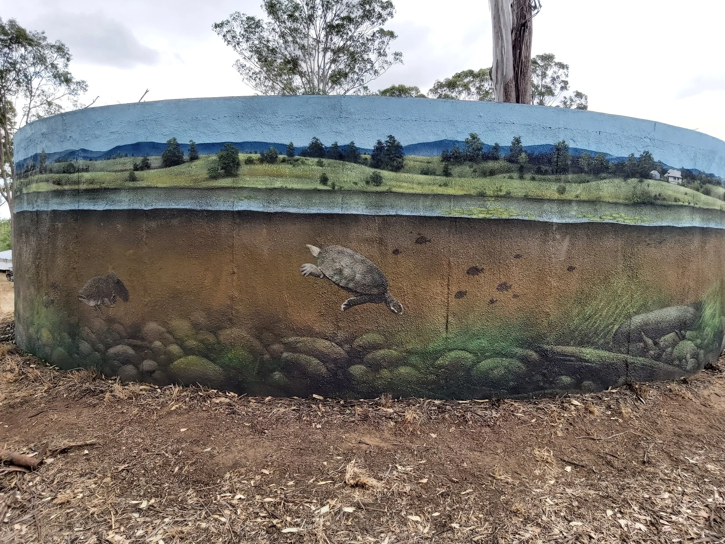 Water tank at Cedar Grove