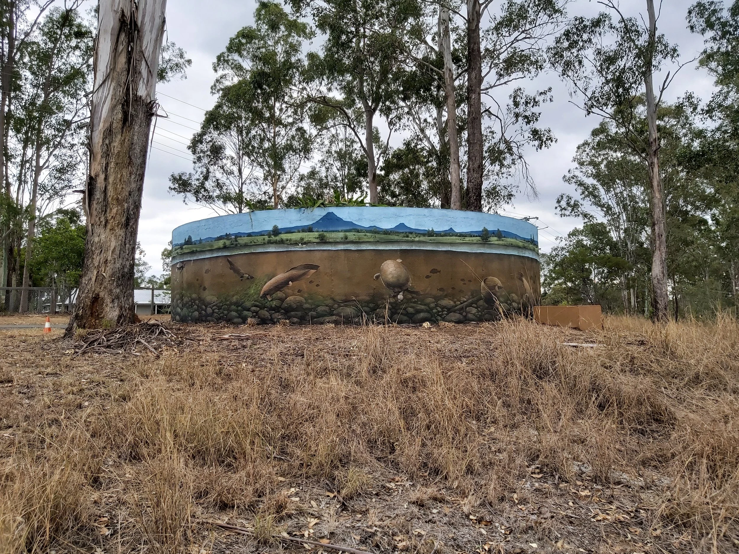 Water tank at Cedar Grove