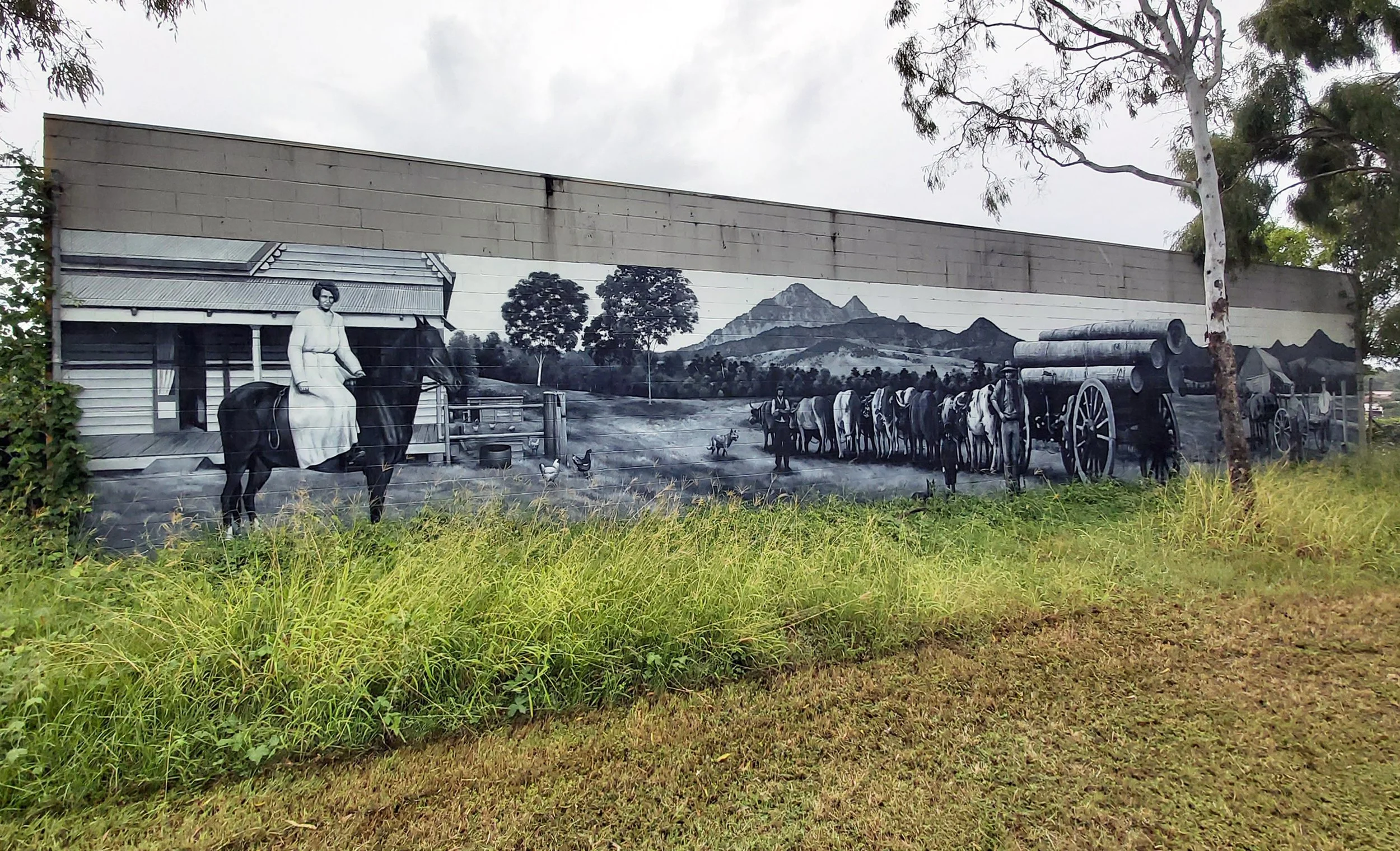 Hillcrest historical scene