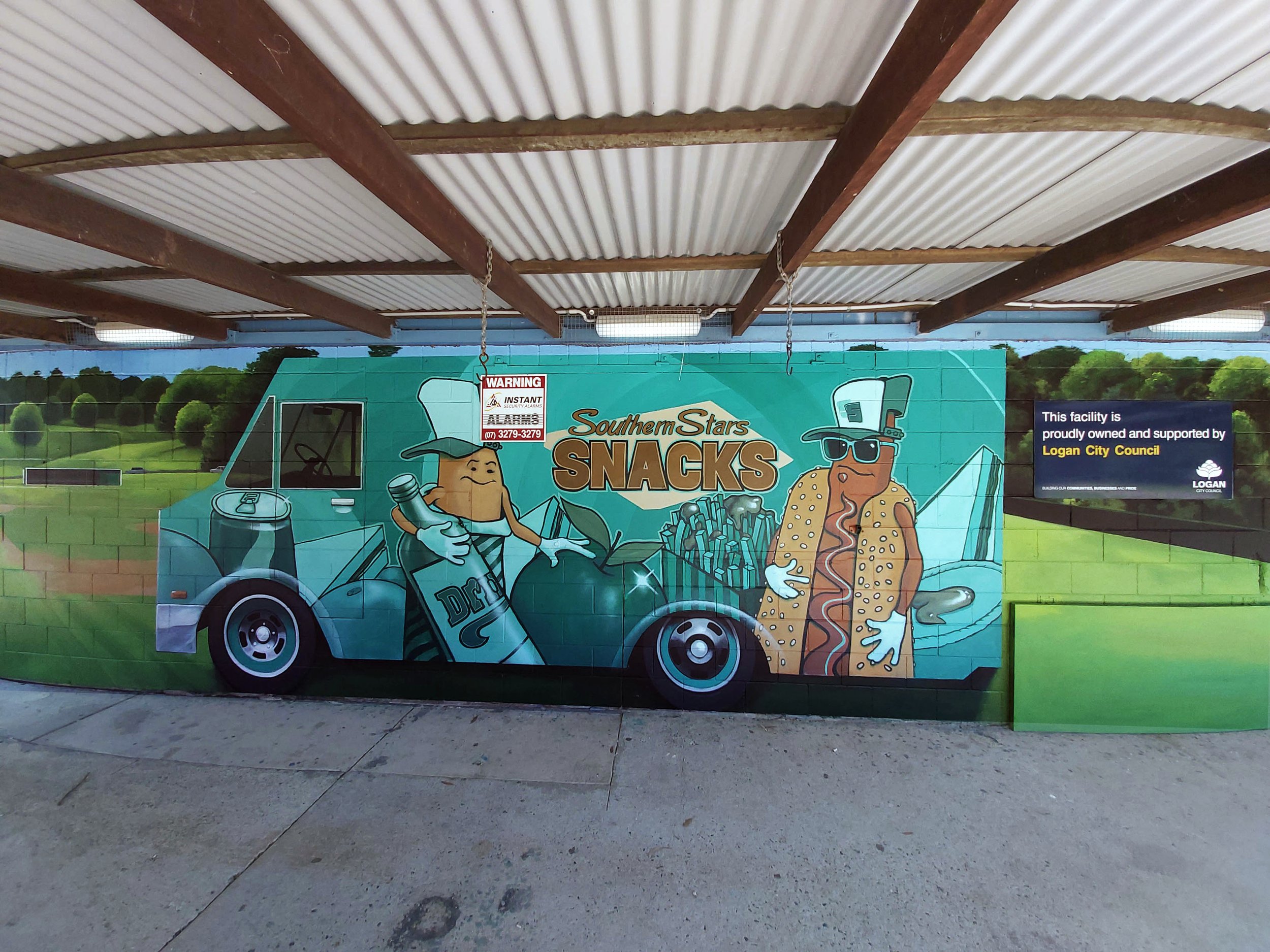 Canteen at Southern Stars Baseball Club. Browns Plains