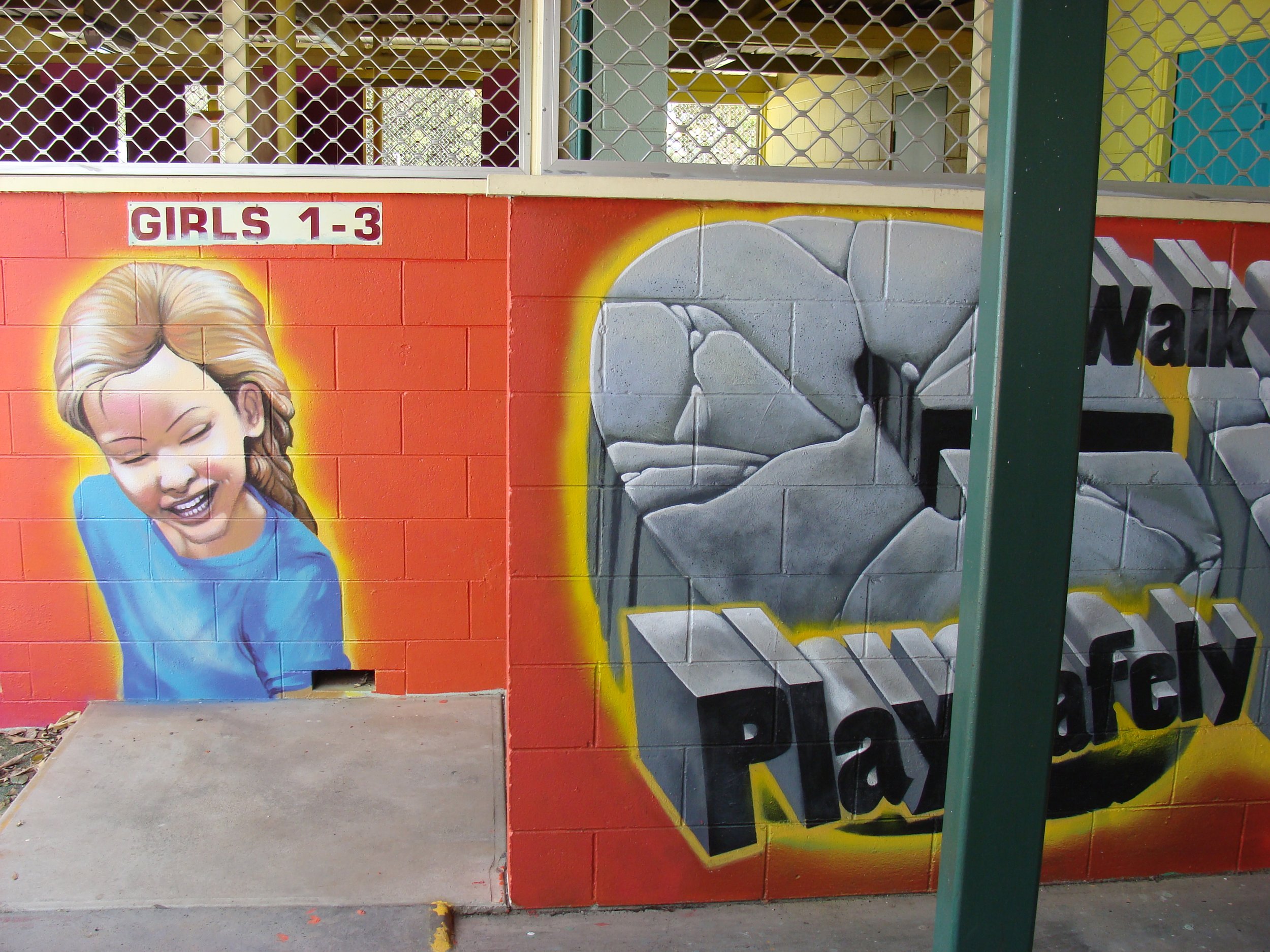 Mural at Kingston Primary School